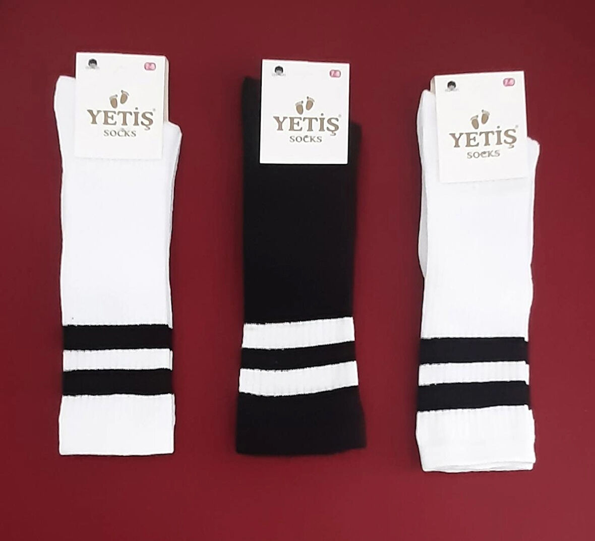 Dizaltı Kız Çocuk Okul Çorabı 3'lü Paket