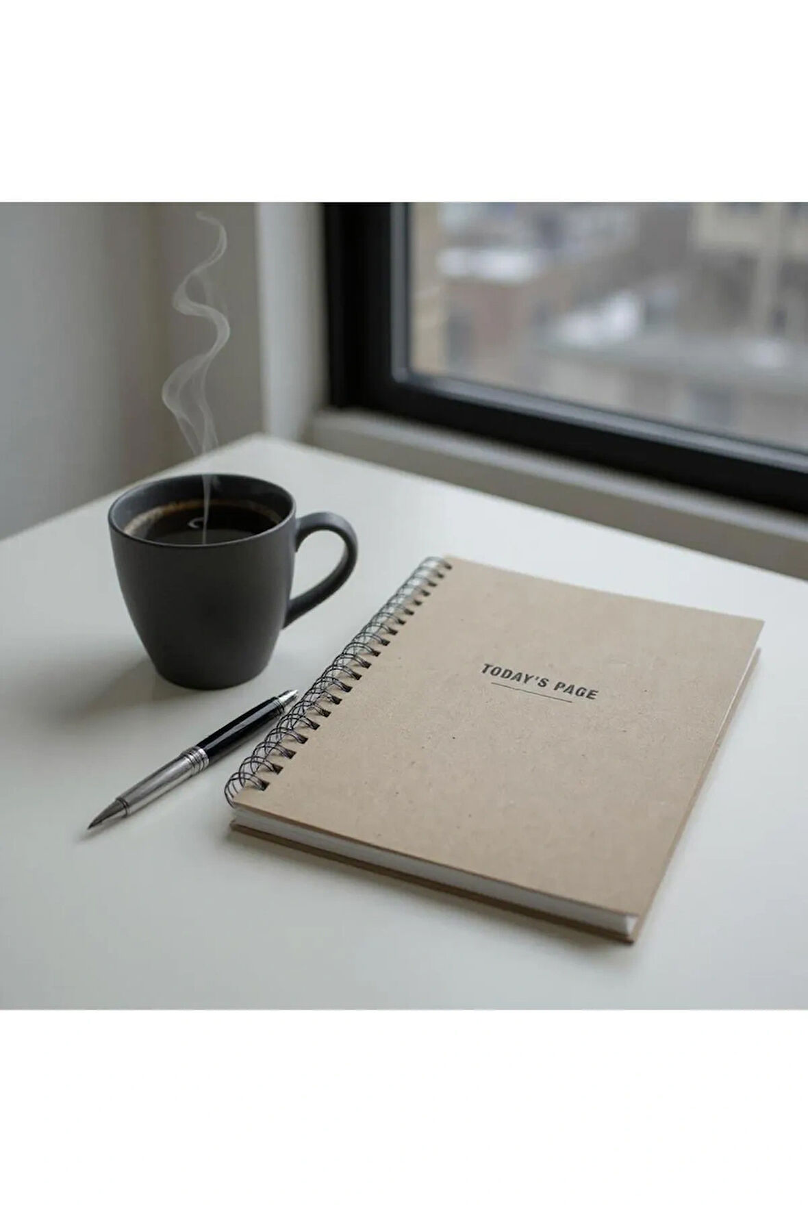 6 Aylık Günlük Planlayıcı | Sert Mukavva Kapaklı Spiralli Defter | 204 Sayfa | 22x28.5 cm