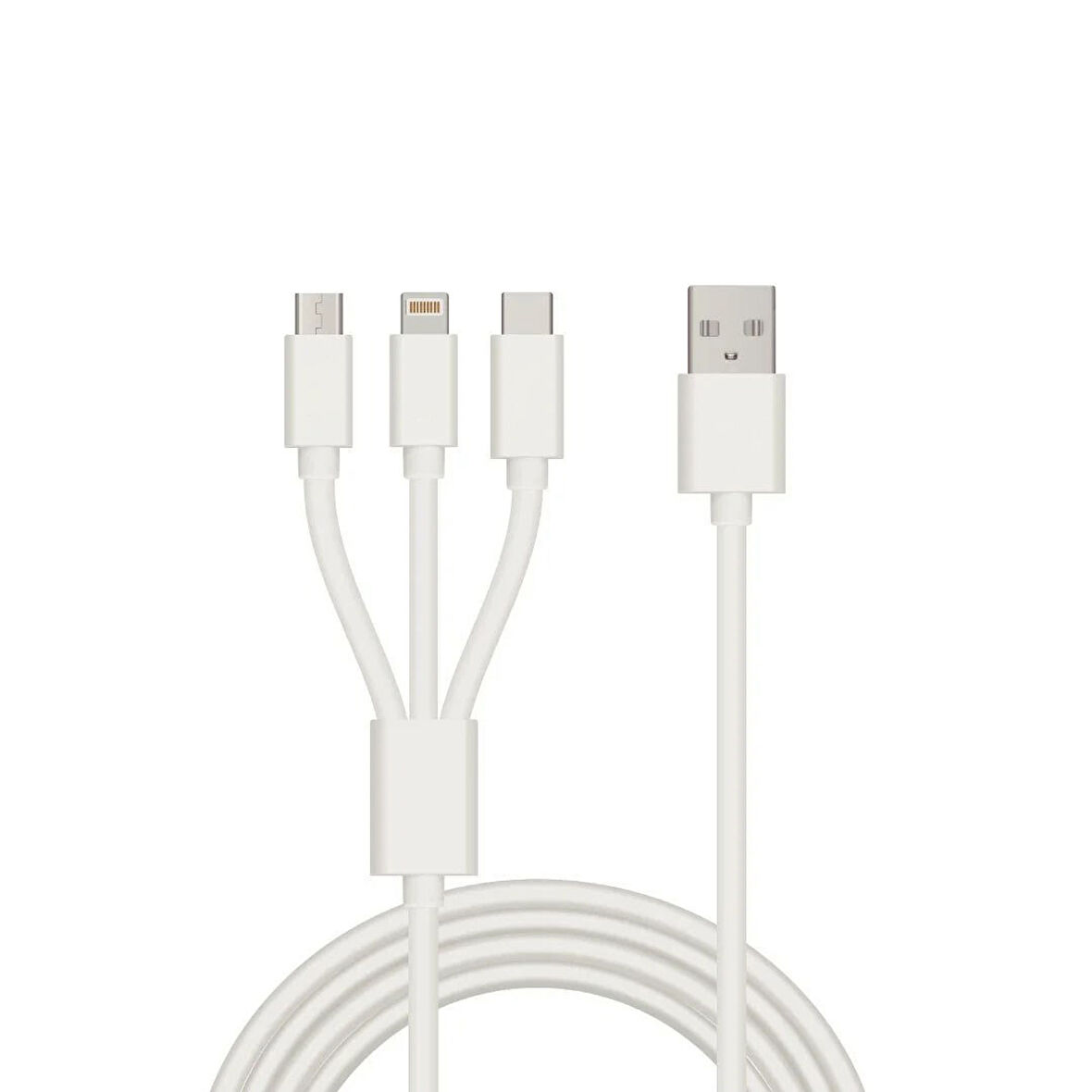 3in1 To Usb Micro Lightning Type-C 18W Şarj Cihazı İphone Samsung Xiaomi Huawei Uyumlu Şarz Aleti