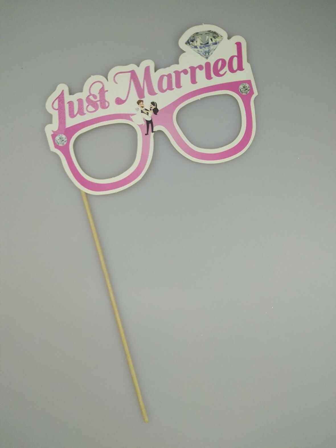 KONUŞMA BALONU GÖZLÜK JUST MARRIED