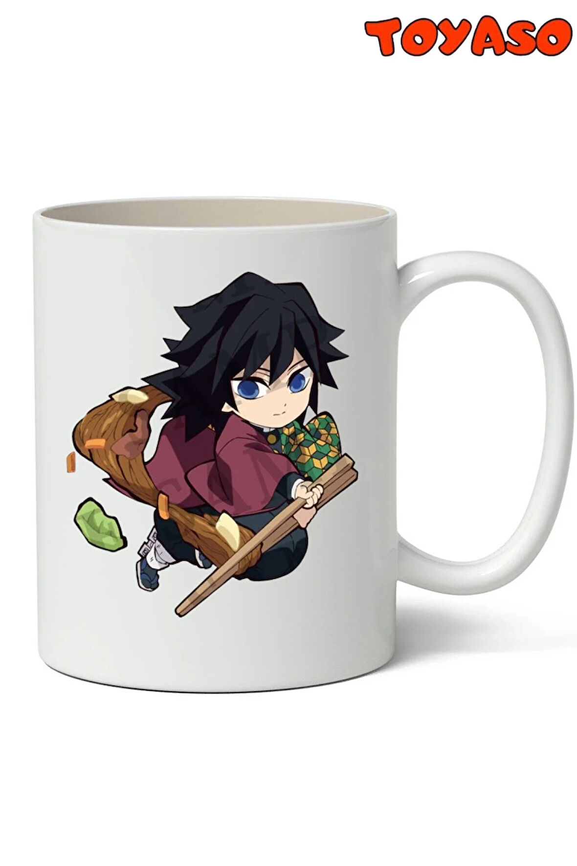 Giyu Tomioka İblis Keser Demon SlayerTemalı Kupa Bardak - Arkadaşa Sevgiliye Hediye Kupa Bardak