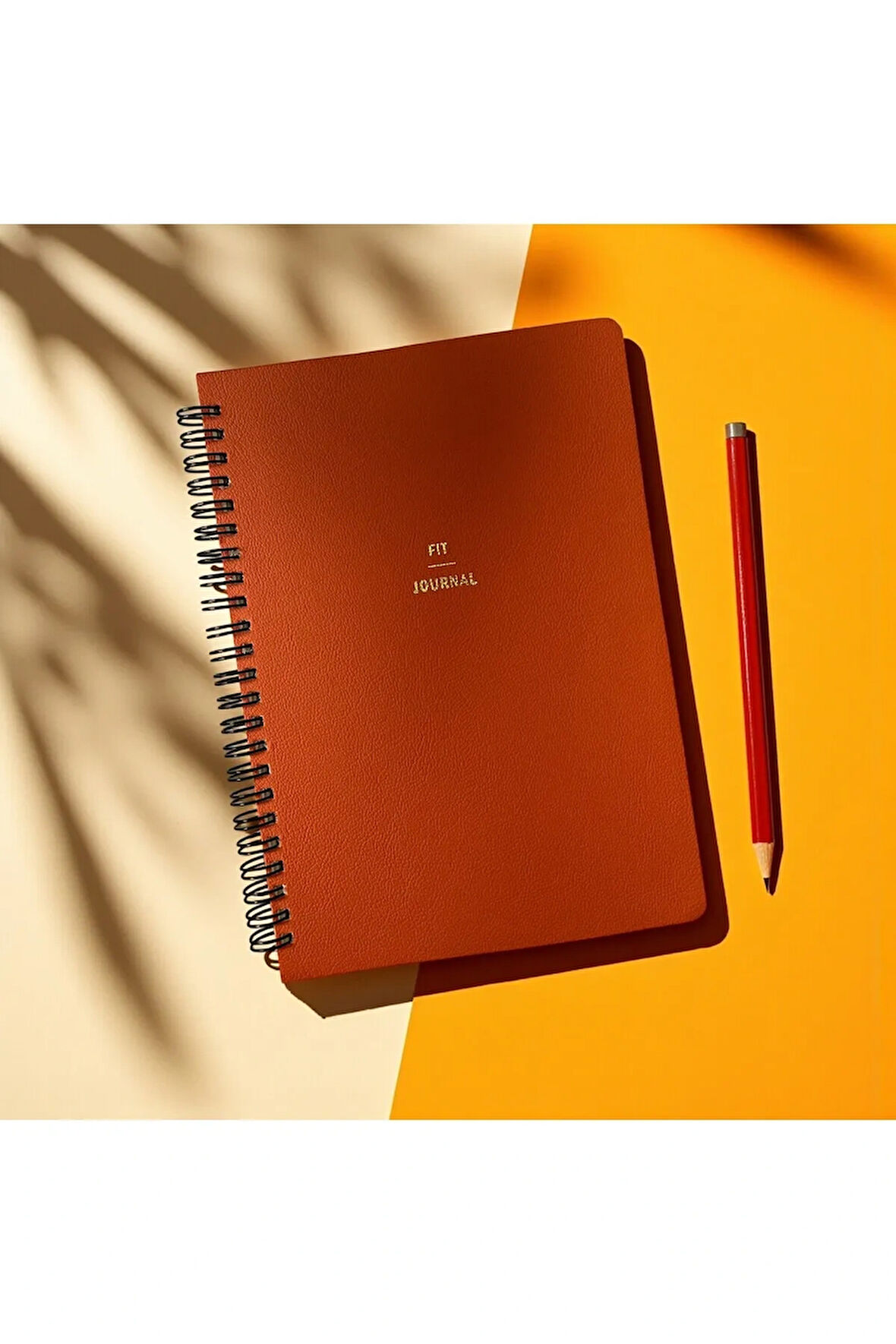 Fit Journal Spor ve Egzersiz Planlayıcı Defter – 4 Aylık Hedef Takipli Günlük | A5 Spiralli