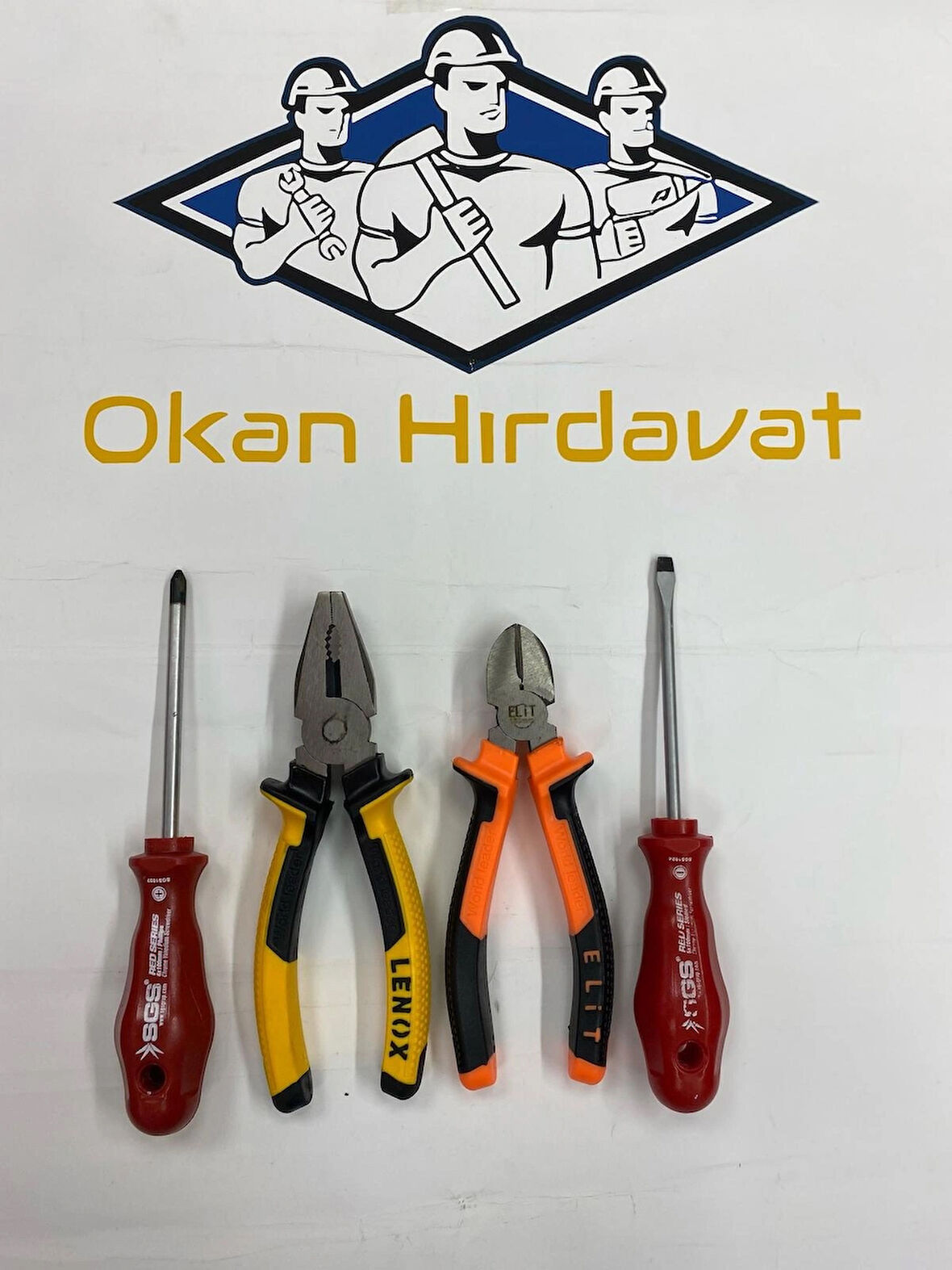  4 PARÇA AMATÖR SET (PENSE , YANKESKİ , DÜZ TORNAVİDA , YILDIZ TORNAVİDA)