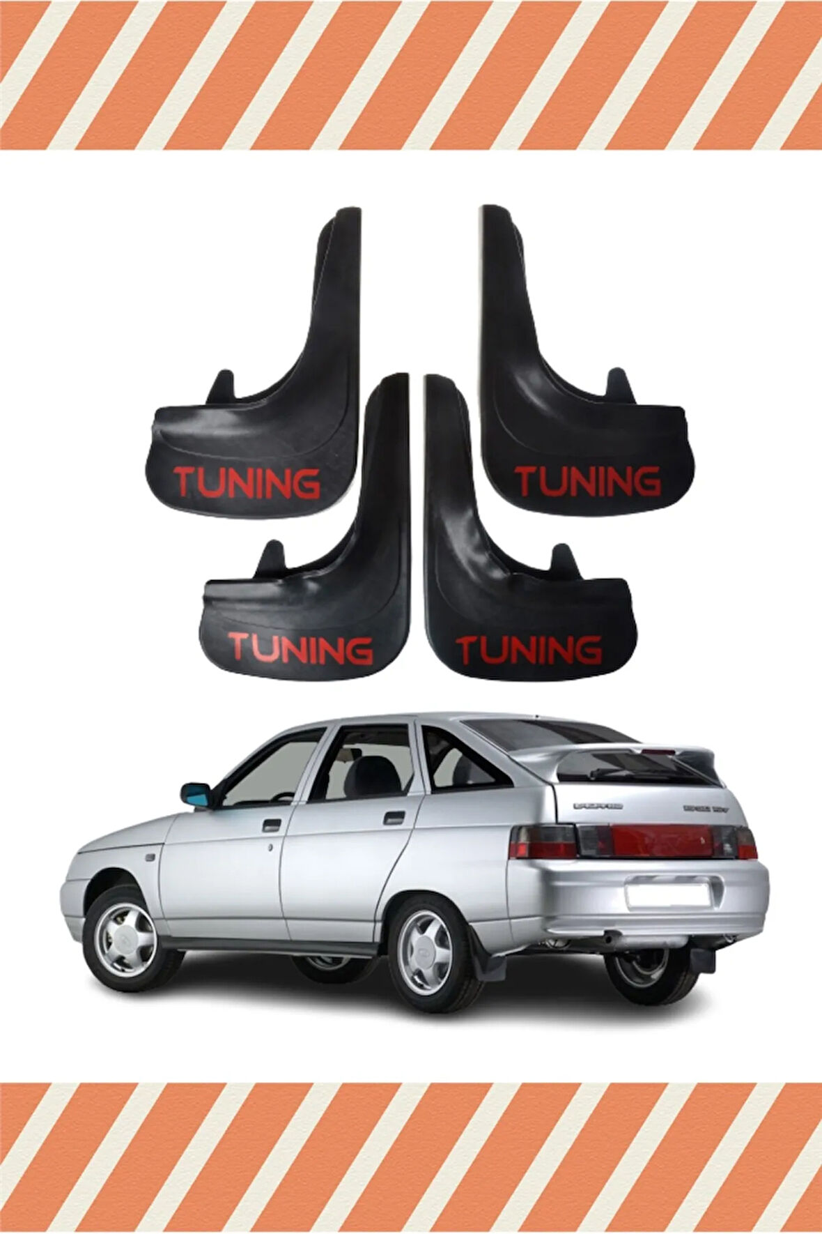 Lada Vega STW tüm kasalar tuning yazılı 4’lü tozluk çamurluk paçalık