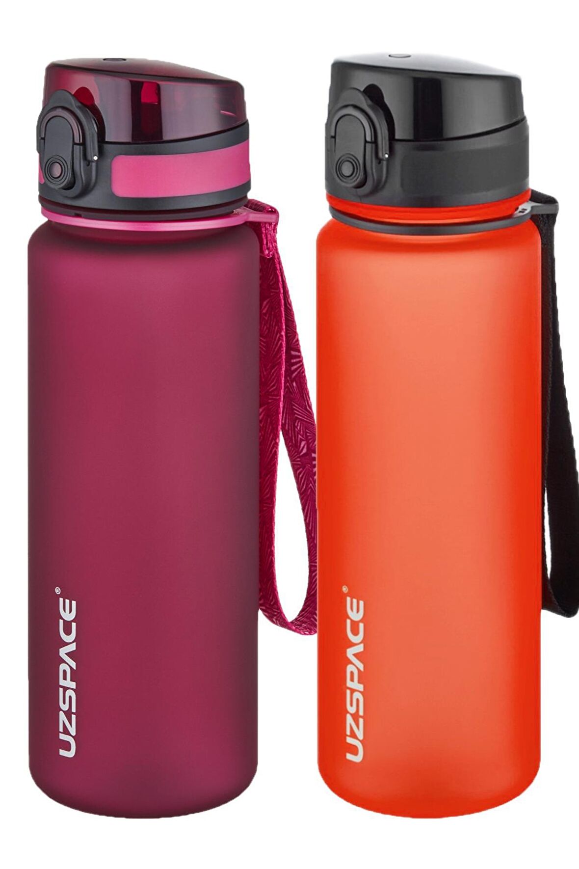 Uzspace 2'li Tritan Matara Seti 500 ml 14 Farklı Renk Seçeneği FiftyFifty