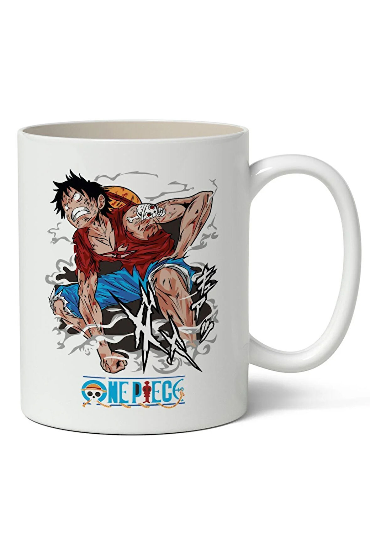 One Piece Anime Temalı Kupa Bardak - Sevgiliye Arkadaşa Hediye