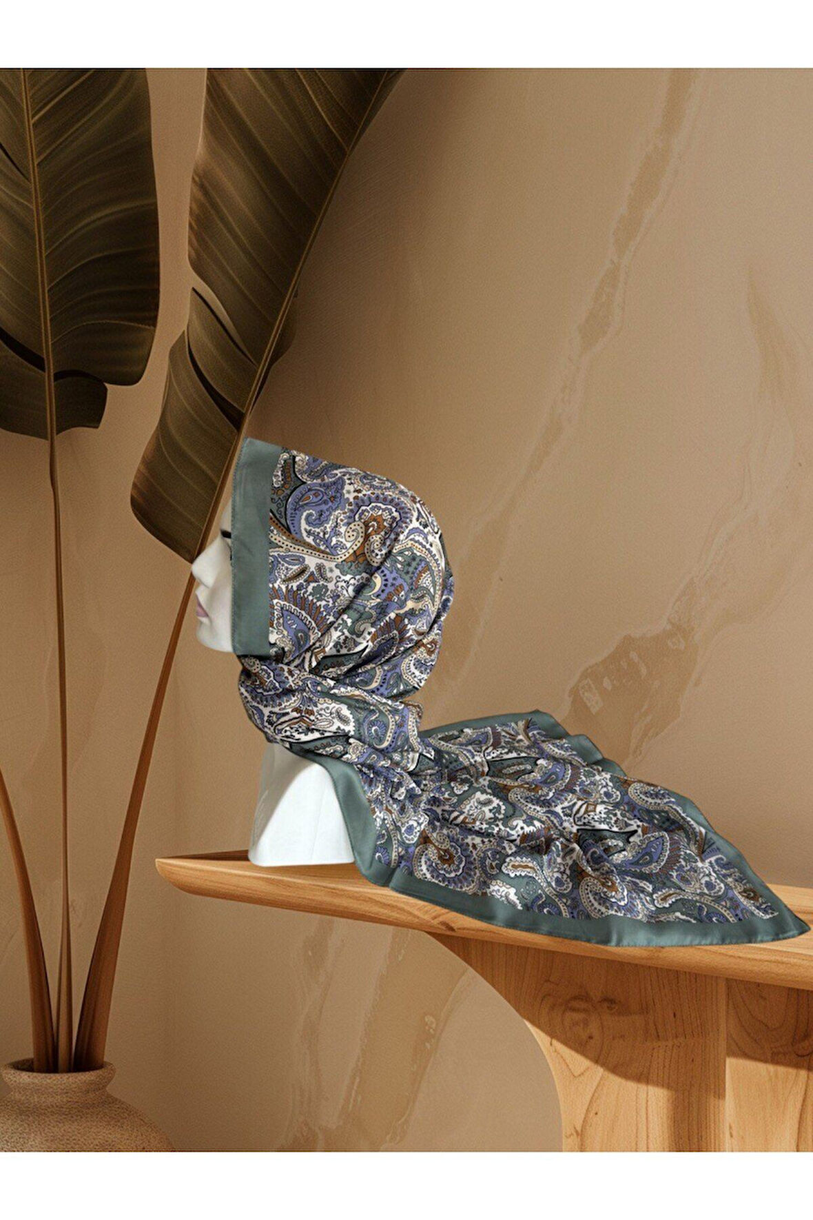 Mint Yeşili Aker Soft Touch Şal