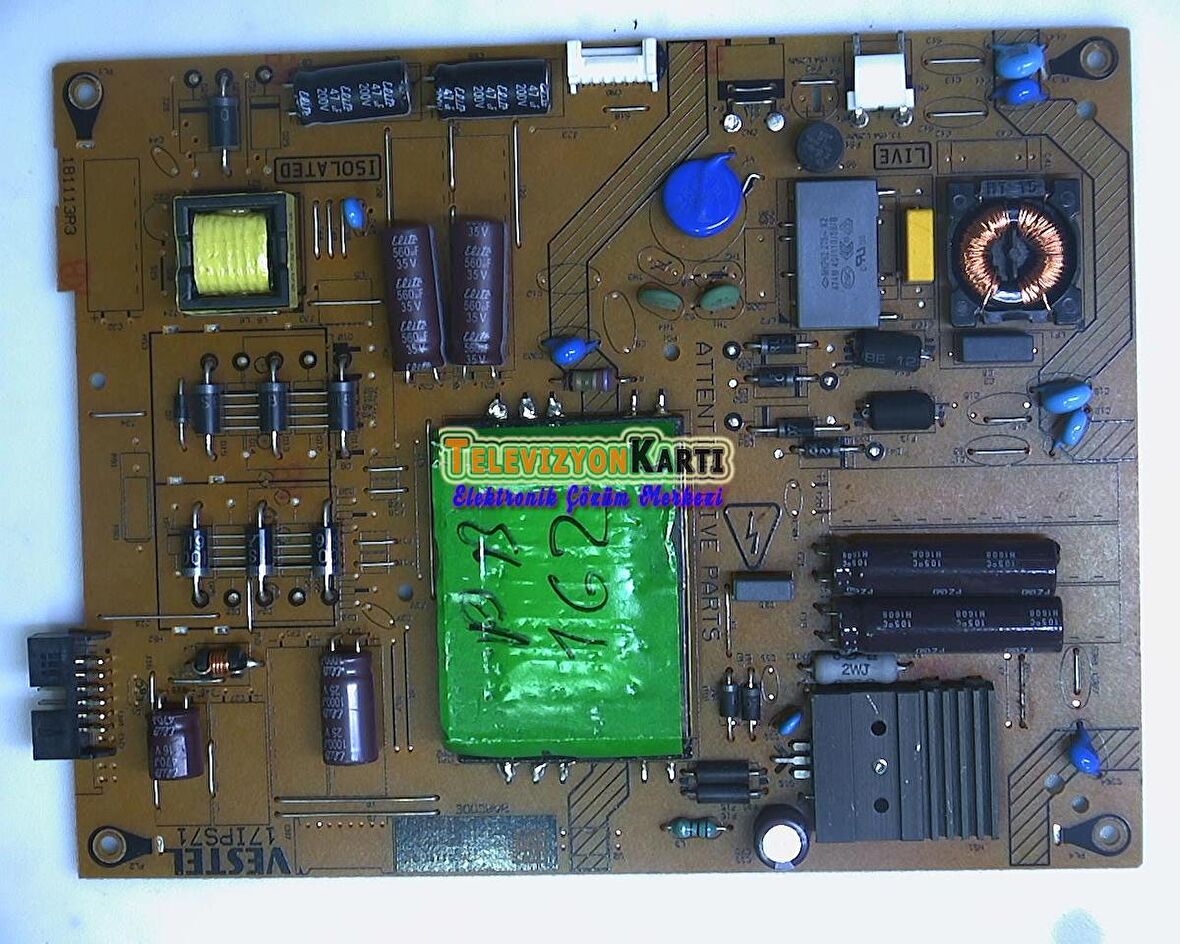 17IPS71, 23194907, 181113R3, Vestel 40FB7100, Power Board, Besleme, VES400UNVS-2D