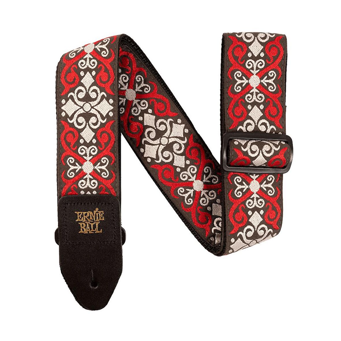 Ernie Ball Jacquard Strap -  P04695  Red Trellis Gitar Askısı