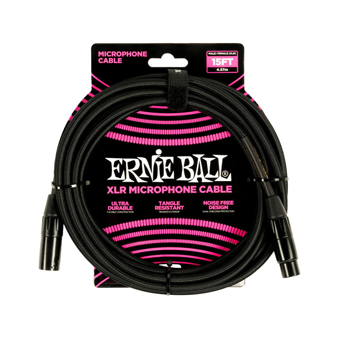 Ernie Ball P06391 Microphone Cable Mikrofon Kablosu (4,5 metre)