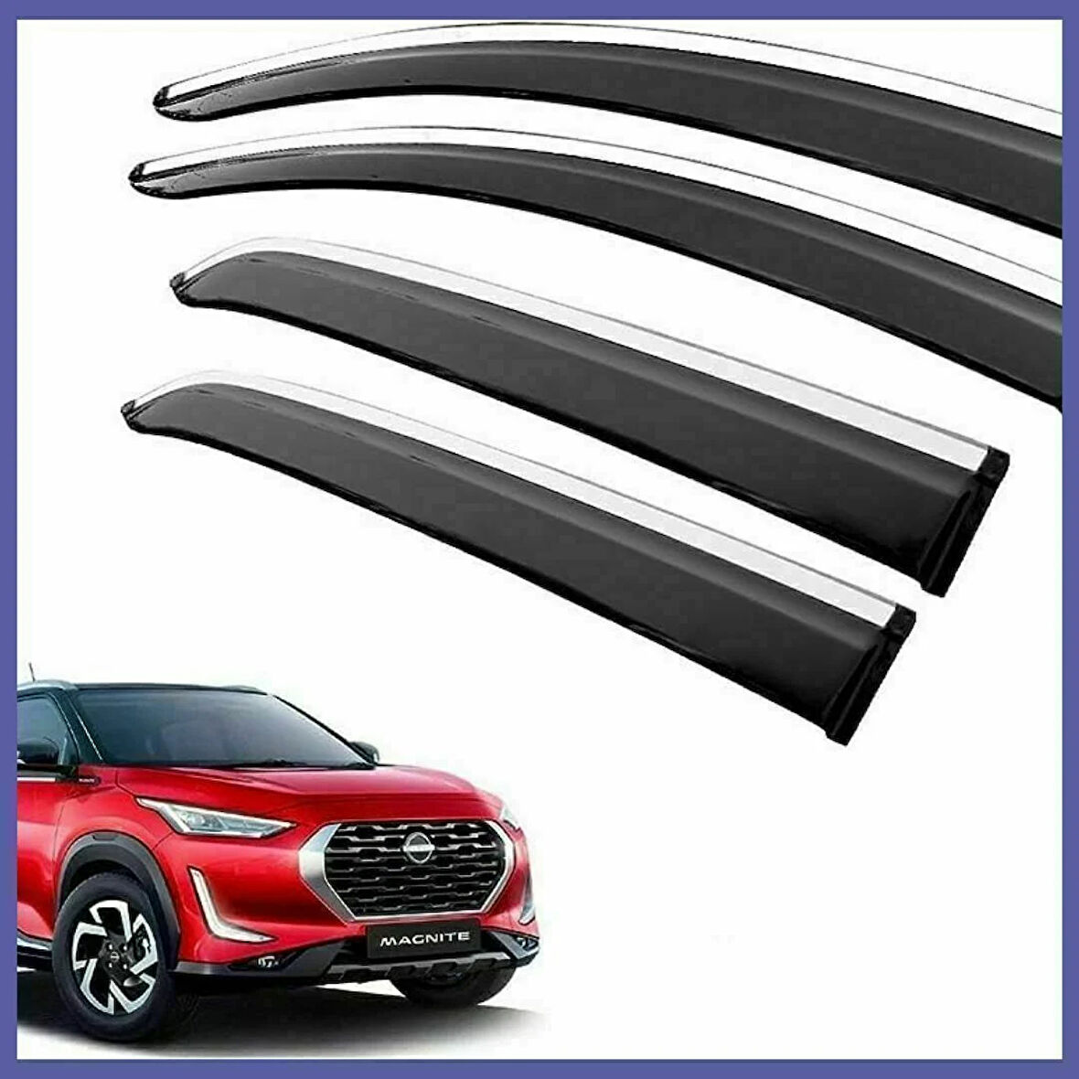 Boğaziçi  Vw t-roc cam rüzgarlığı kromlu 2019+