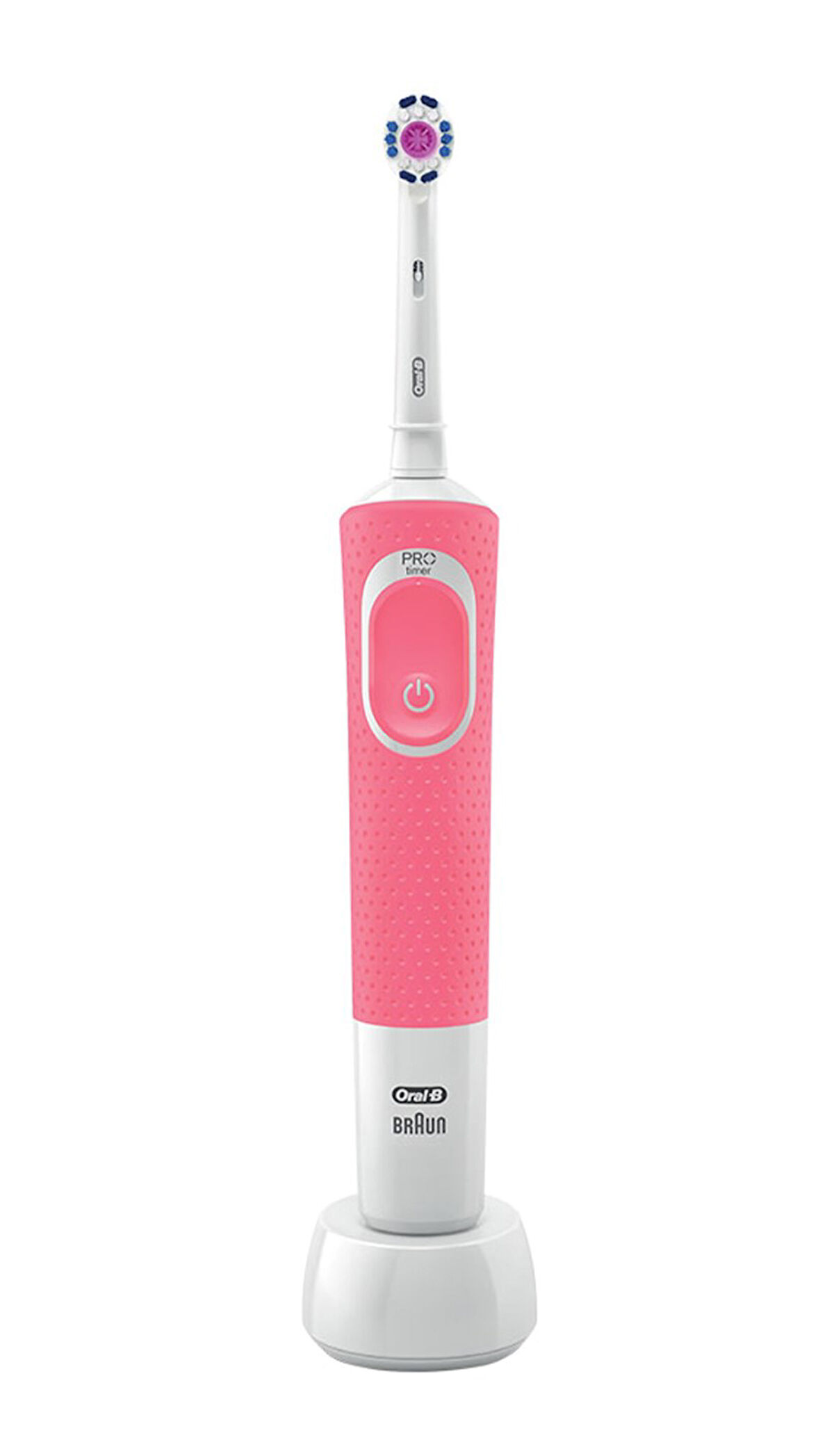 Oral-B D100 Vitality 3D White Pembe Şarjlı Diş Fırçası