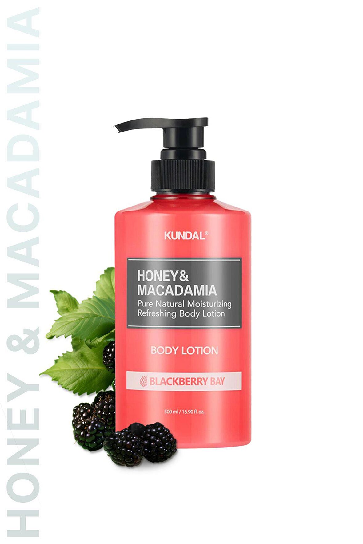 Nemlendirici ve Besleyici Vücut Losyonu Kundal Honey&Macadamia Pure Body Lotion500ml(Blackberry Bay)