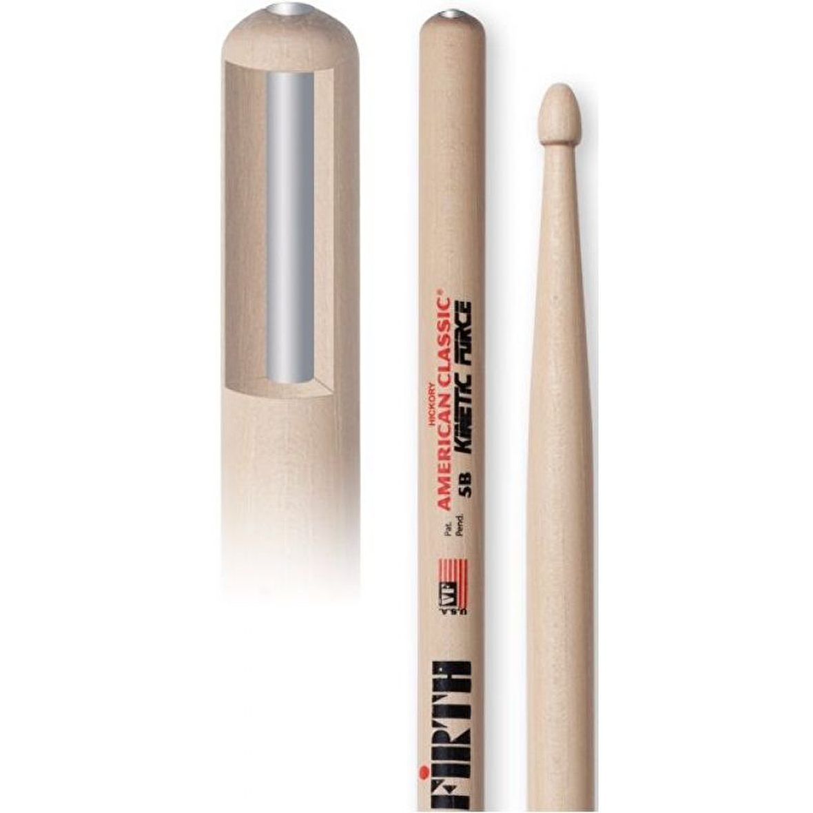 VIC FIRTH 5BKF - American Classic® 5B Kinetic Force Baget