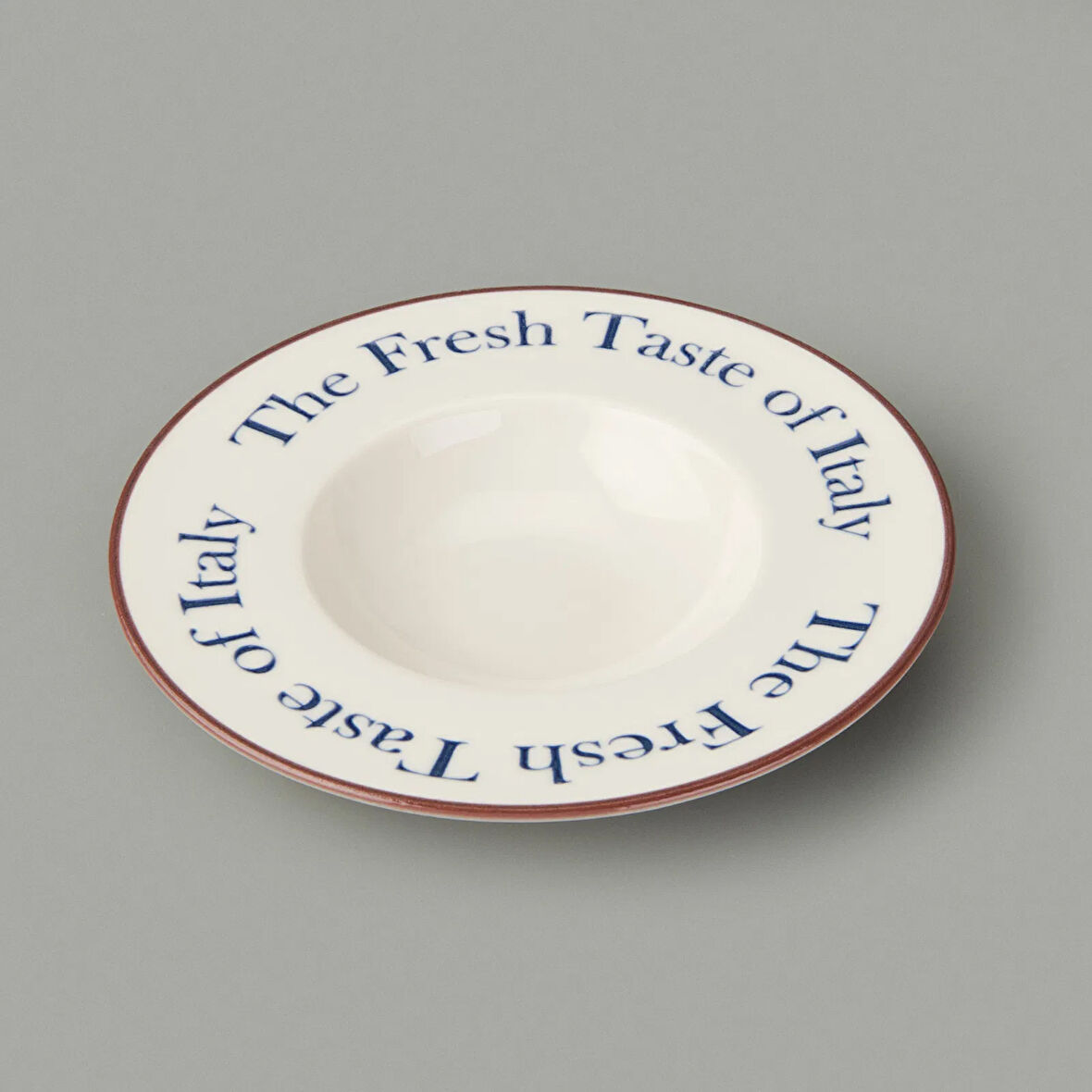 Kitchen The Fresh Taste Porselen Makarna Tabağı - Renkli - 26 cm