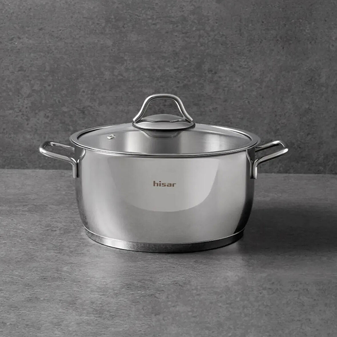 Teos Çelik Derin Tencere - Inox - 20 cm