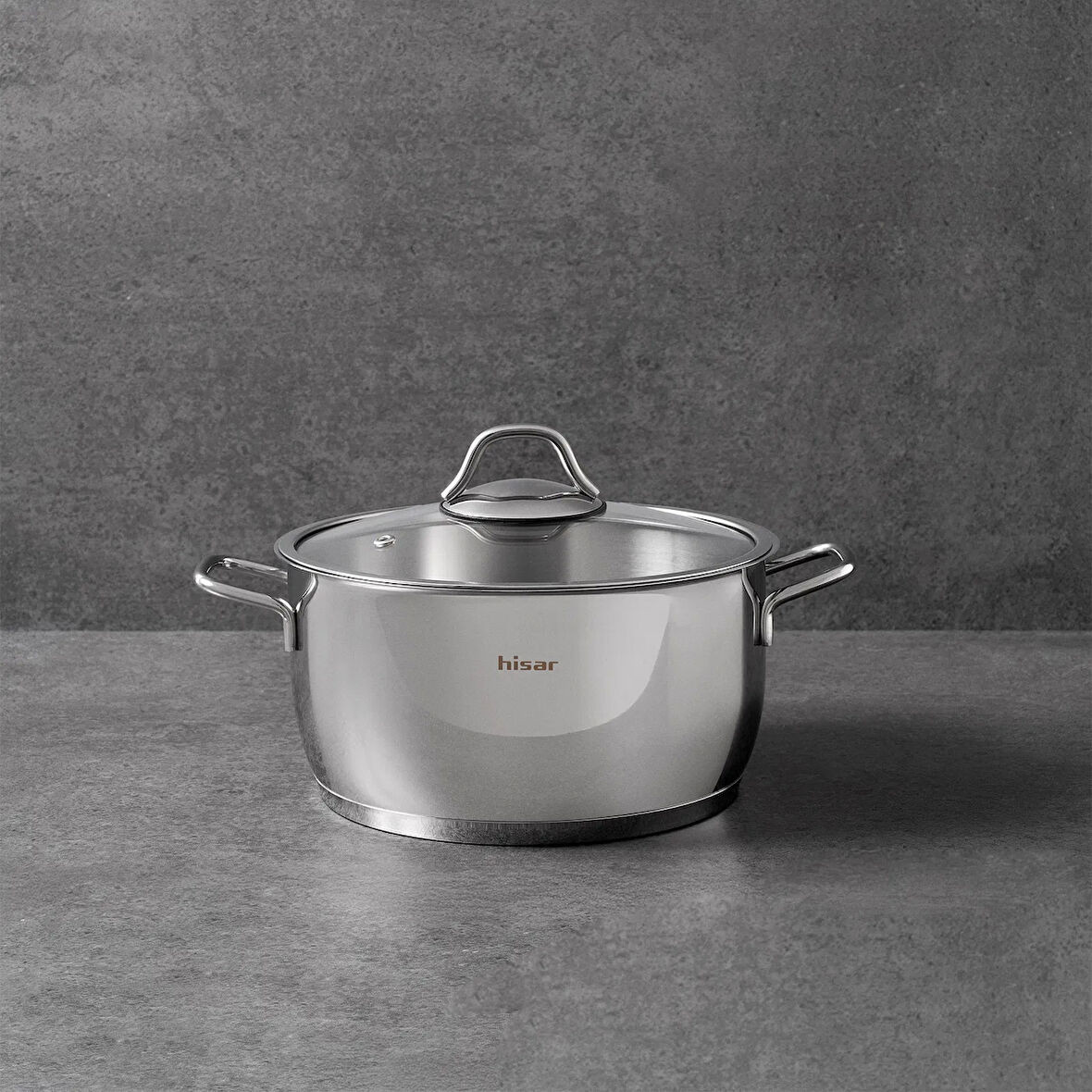 Teos Çelik Derin Tencere - Inox - 22 cm