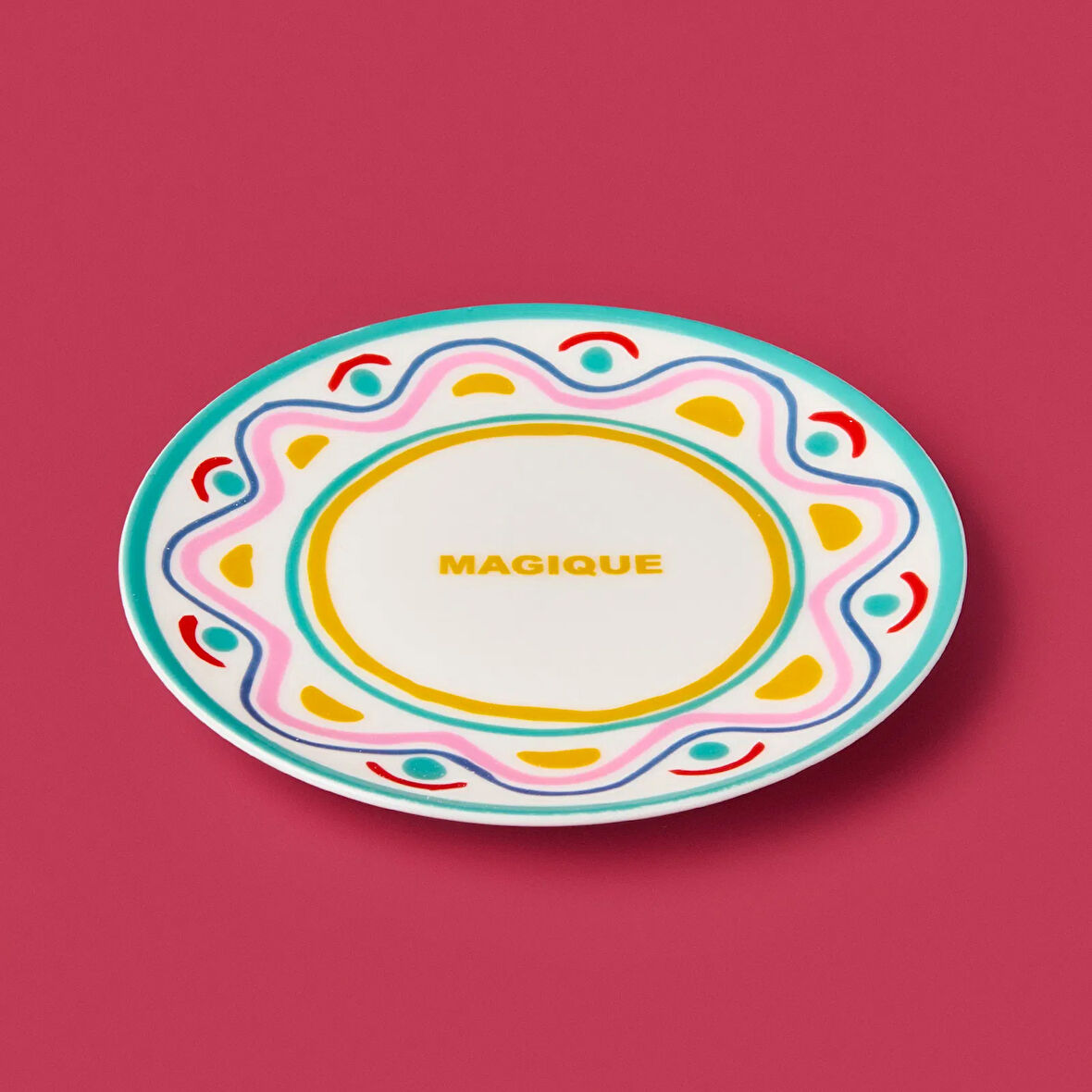 Kitchen Magique Pasta Tabağı - Renkli - 19 cm