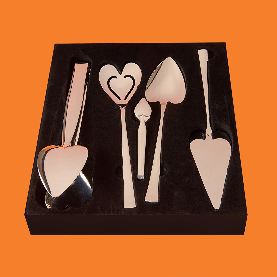 Can Canan 5 Parça Servis Takımı - Gri