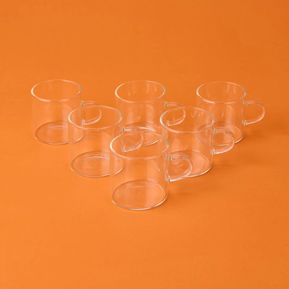 Glassware 6'lı Kahve Fincanı - Şeffaf