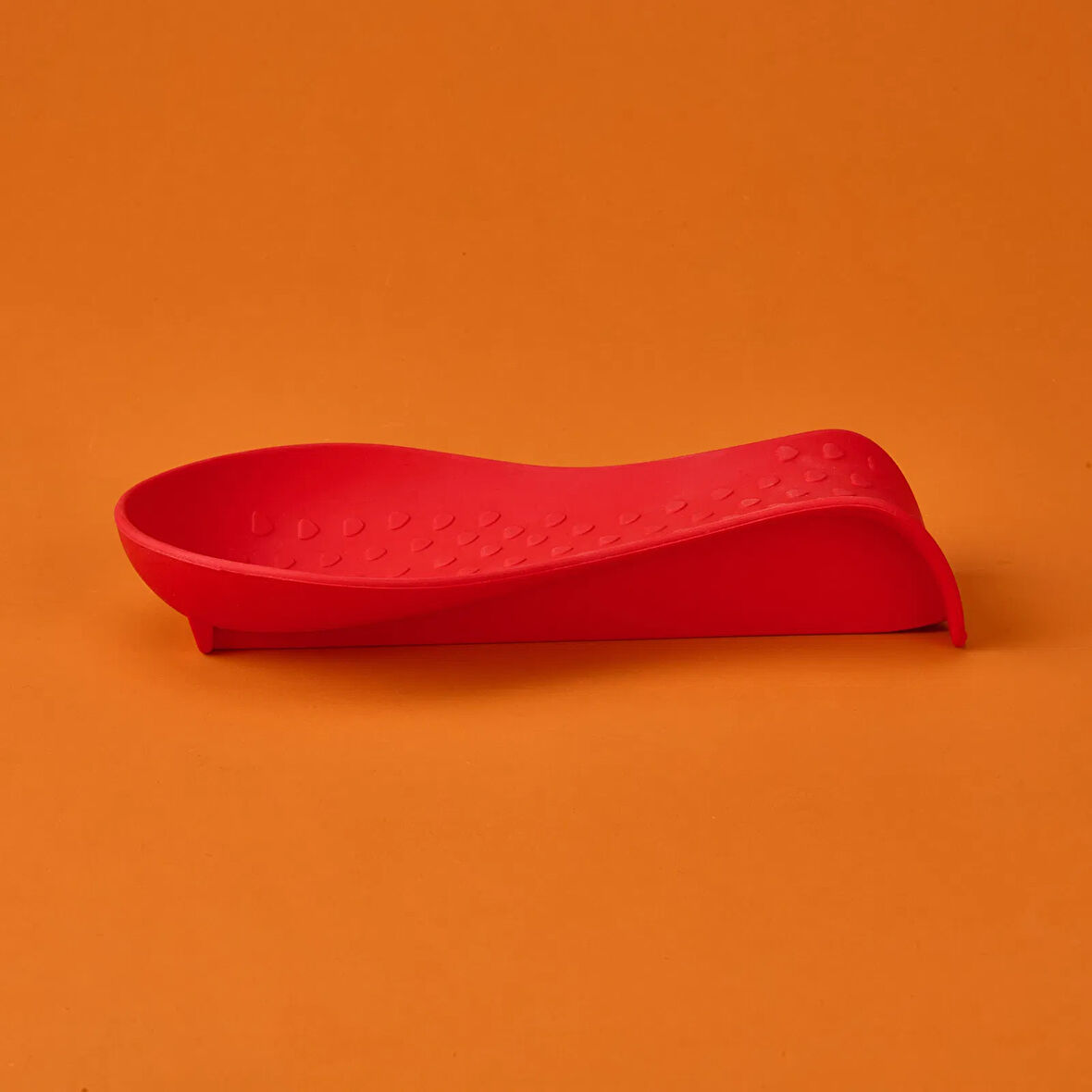 Kalpli Kaşık Altlığı - Kırmızı