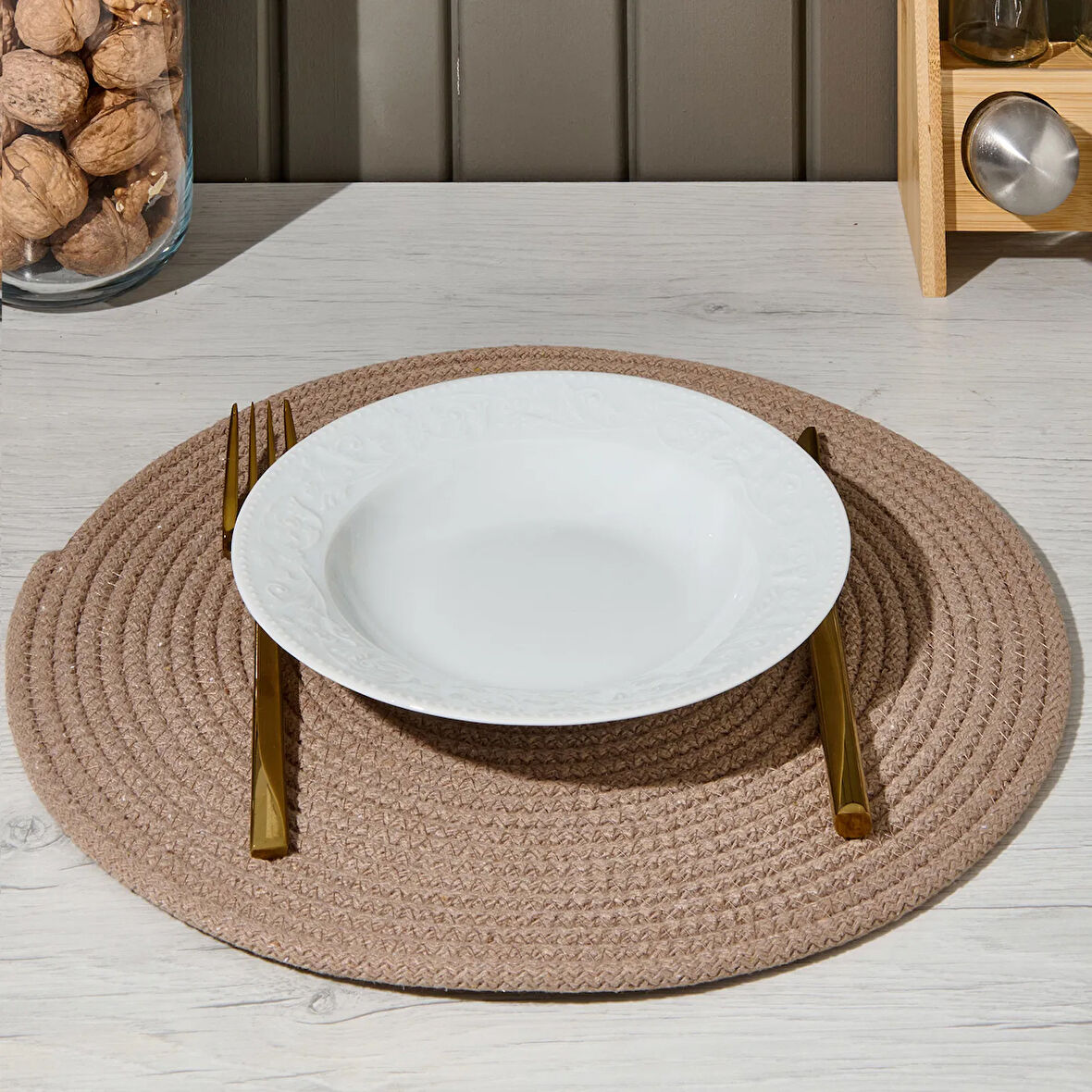 Soft Avery Supla - Kahverengi - 33x33 cm