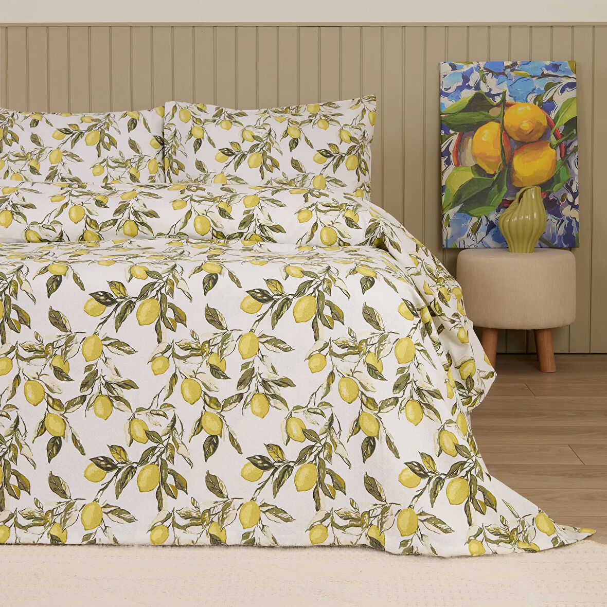 Soft Fresco Tek Kişilik Pike Takımı - Beyaz