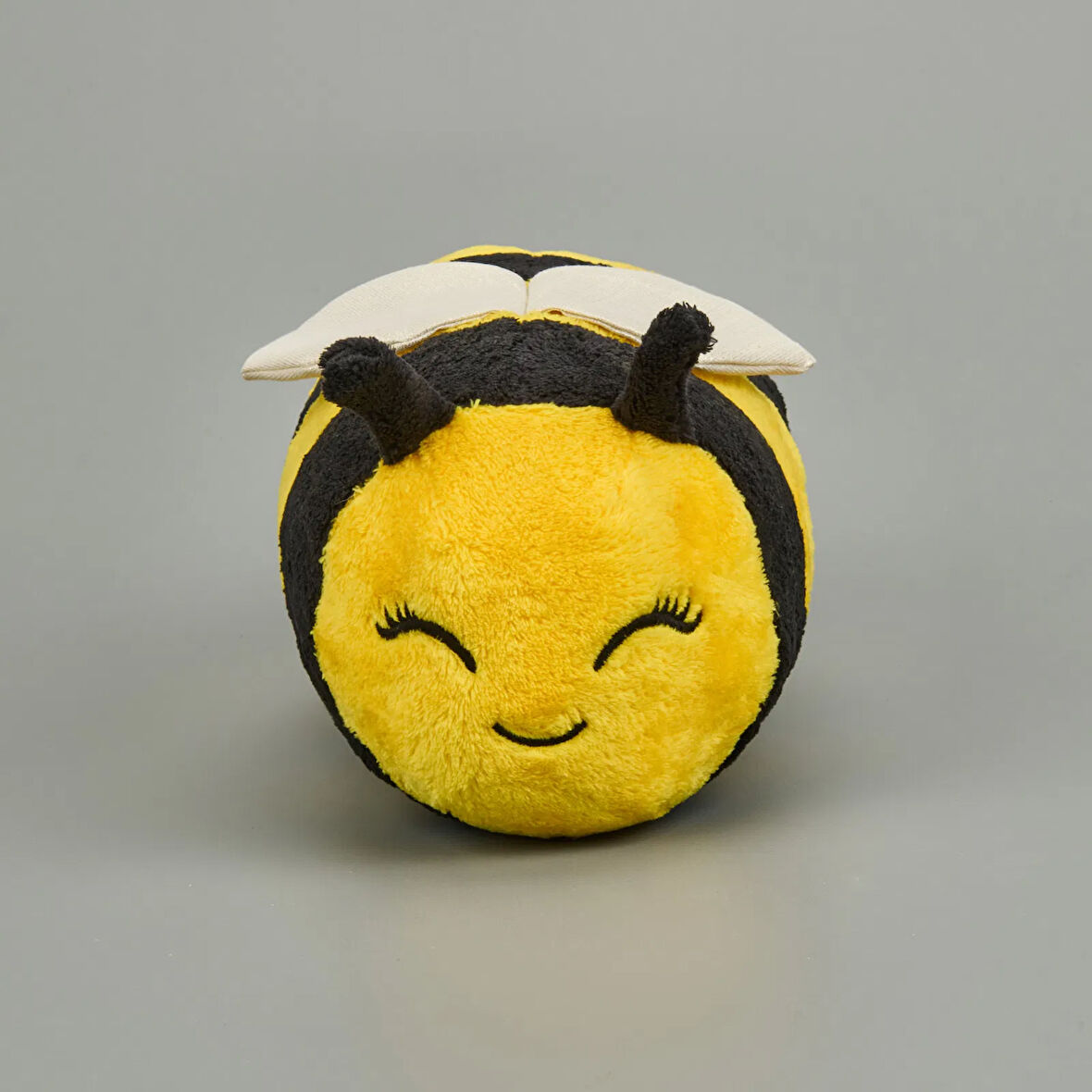 Soft Arı Figürlü Yastık - Renkli - 37x17 cm