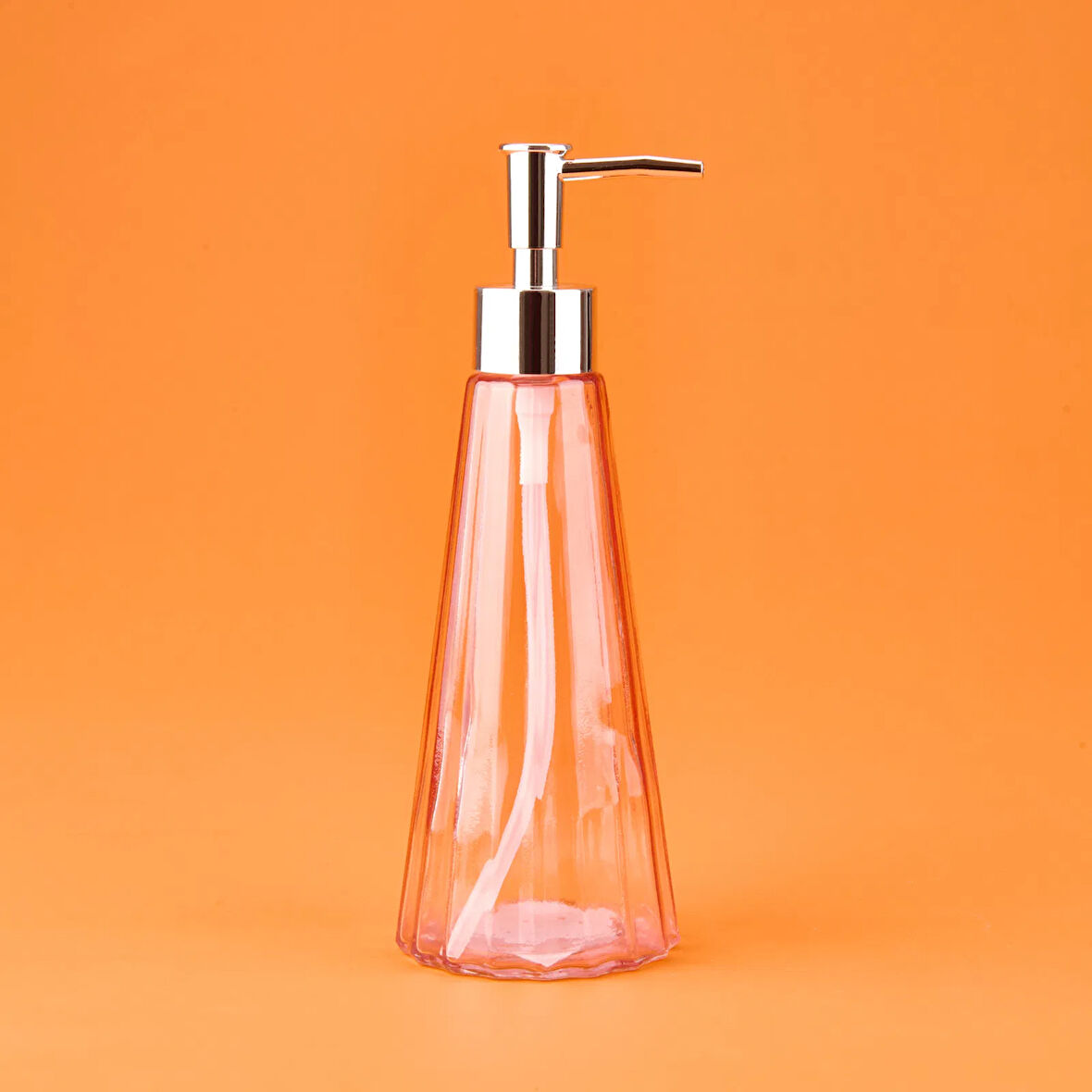 Star MNB03668 Cam Sıvı Sabunluk - Asorti - 21 cm