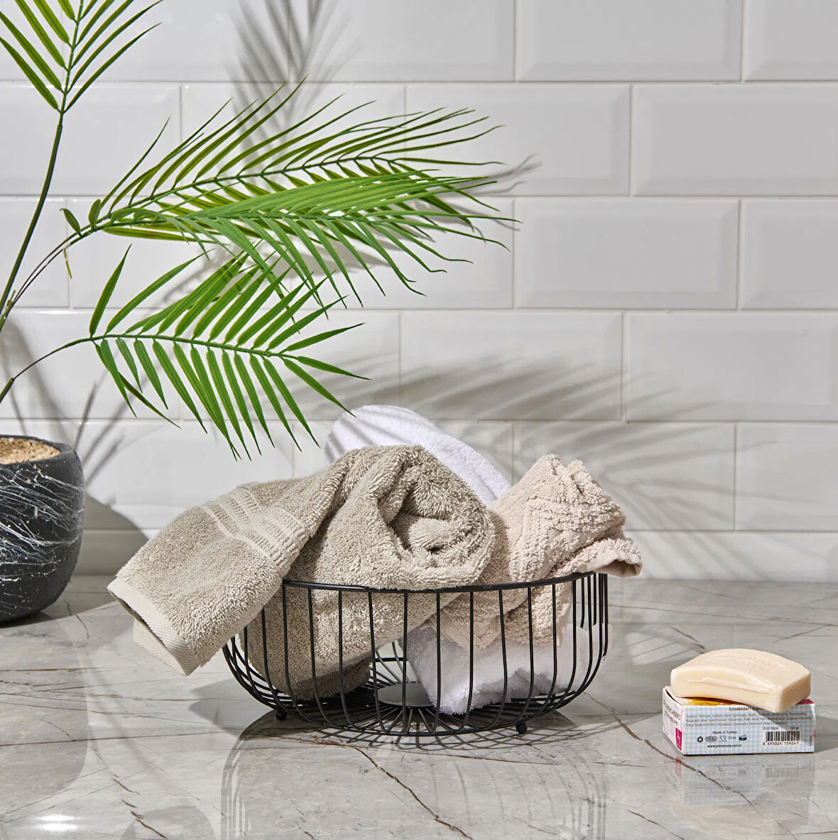 Metal Banyo Organizeri - Siyah - 28 cm