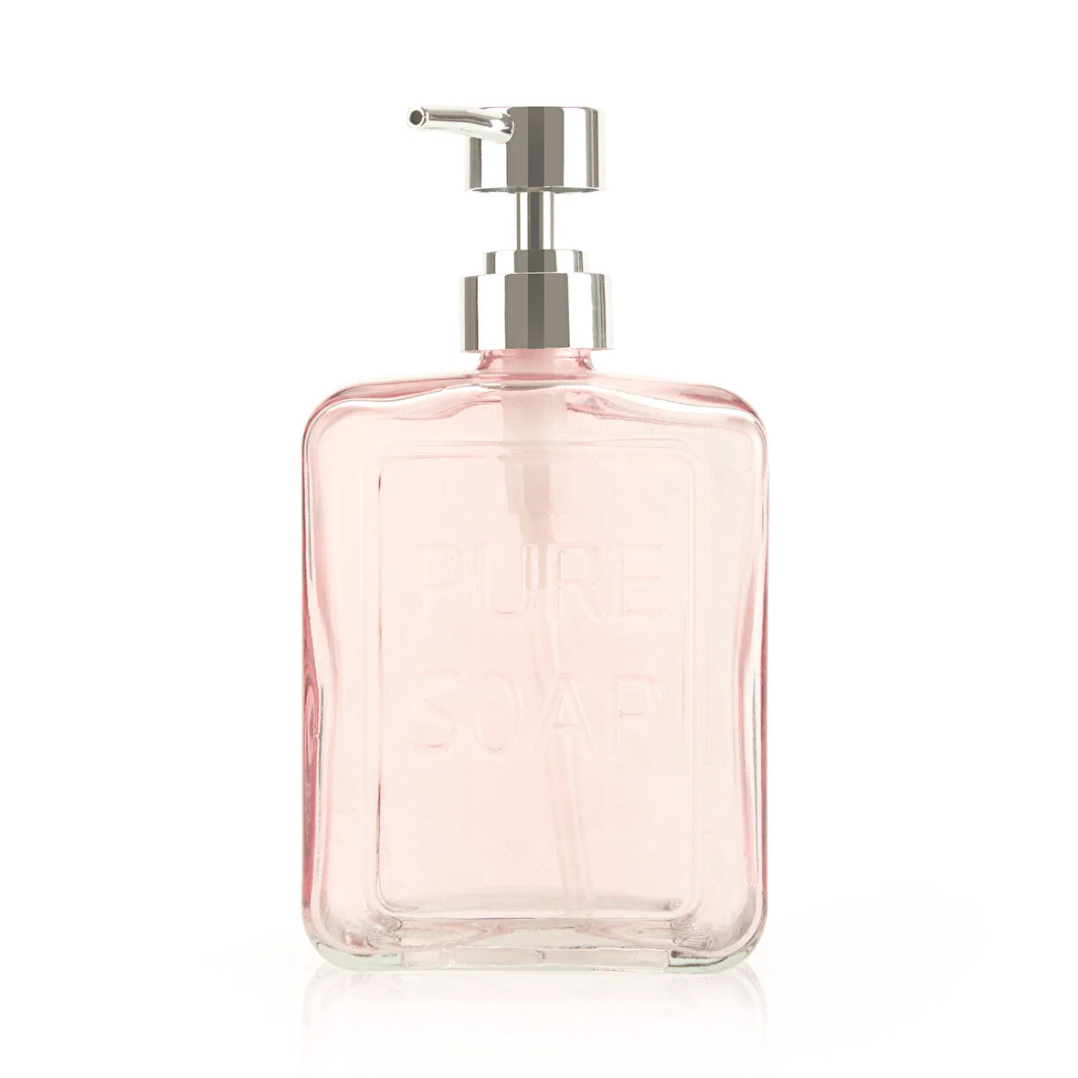 Pure Soap Cam Sıvı Sabunluk - Asorti - 21x9 cm