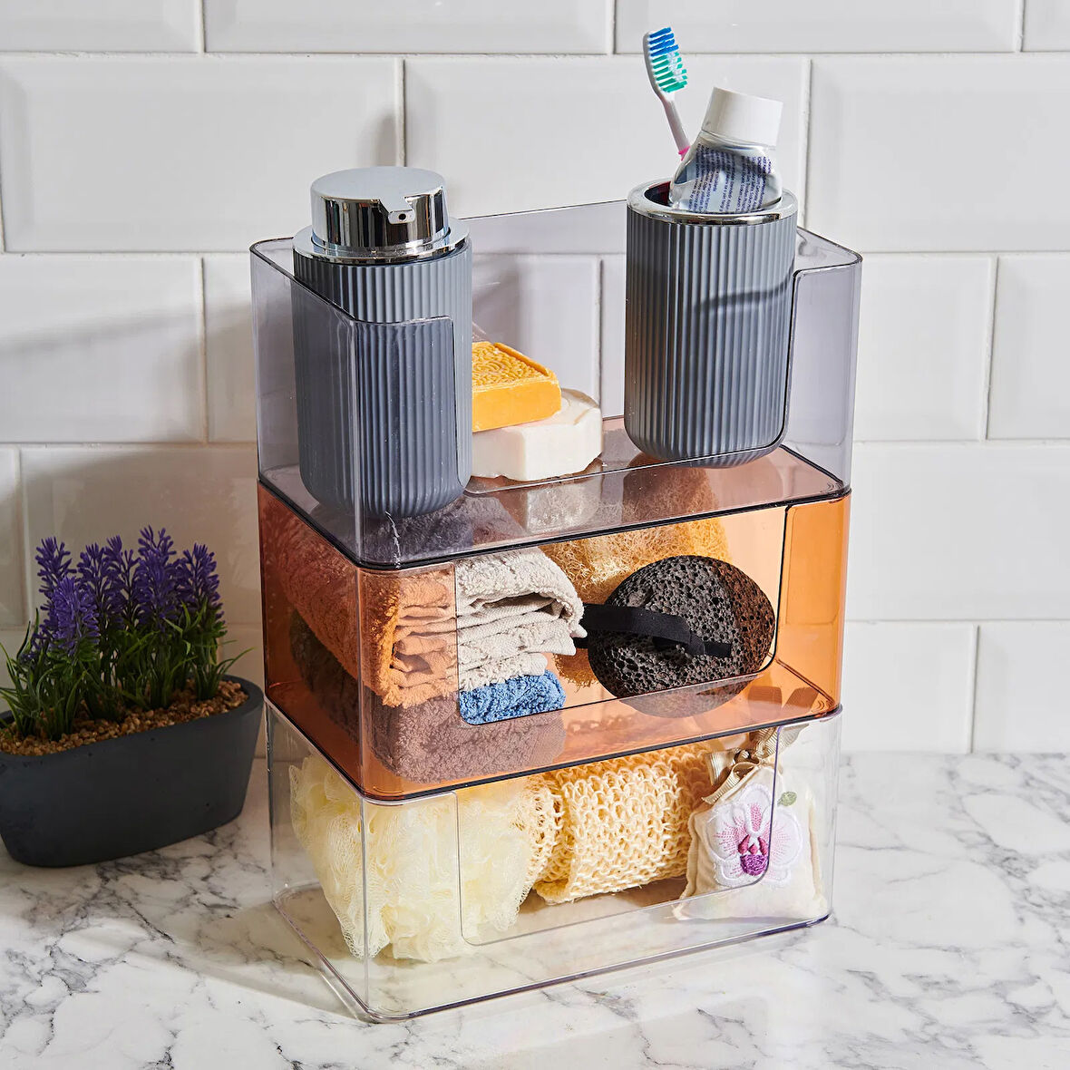 Kat Kat Deko Pratik Banyo Organizeri - Asorti