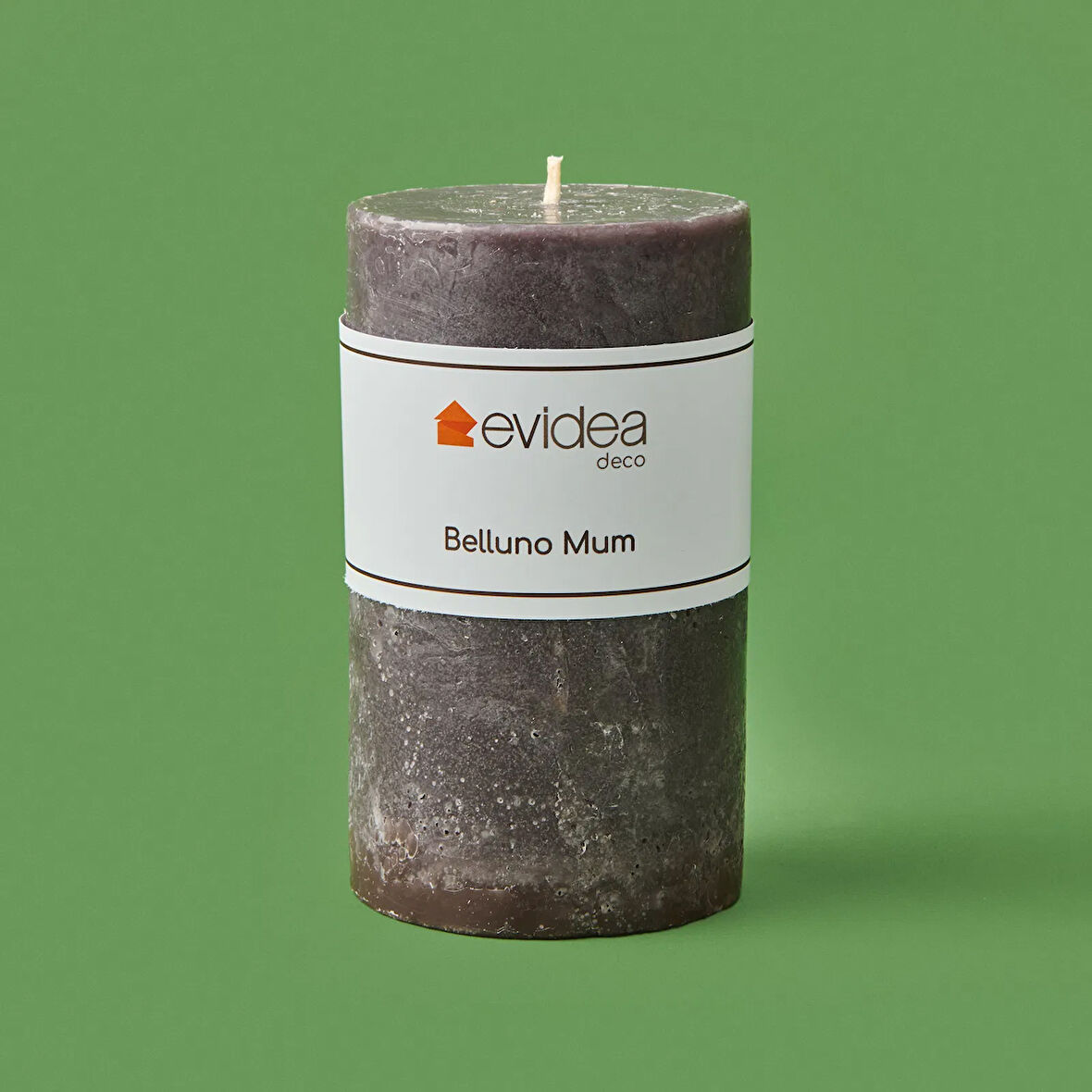 Deco Belluno Mum - Koyu Gri - 12 cm