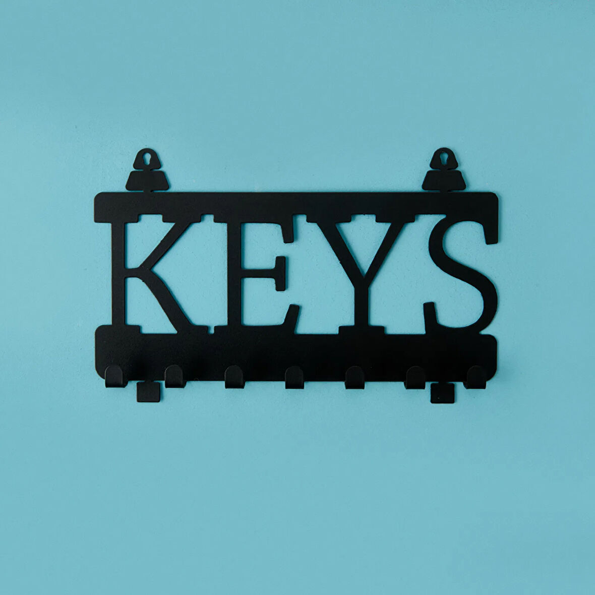 Deco Keys Anahtarlık - Siyah - 22x10 cm