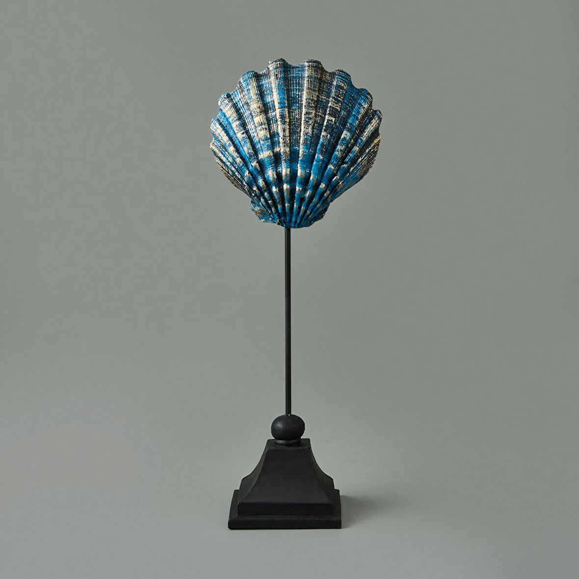 Deco Seashell Dekor - Mavi / Gold - 32 cm