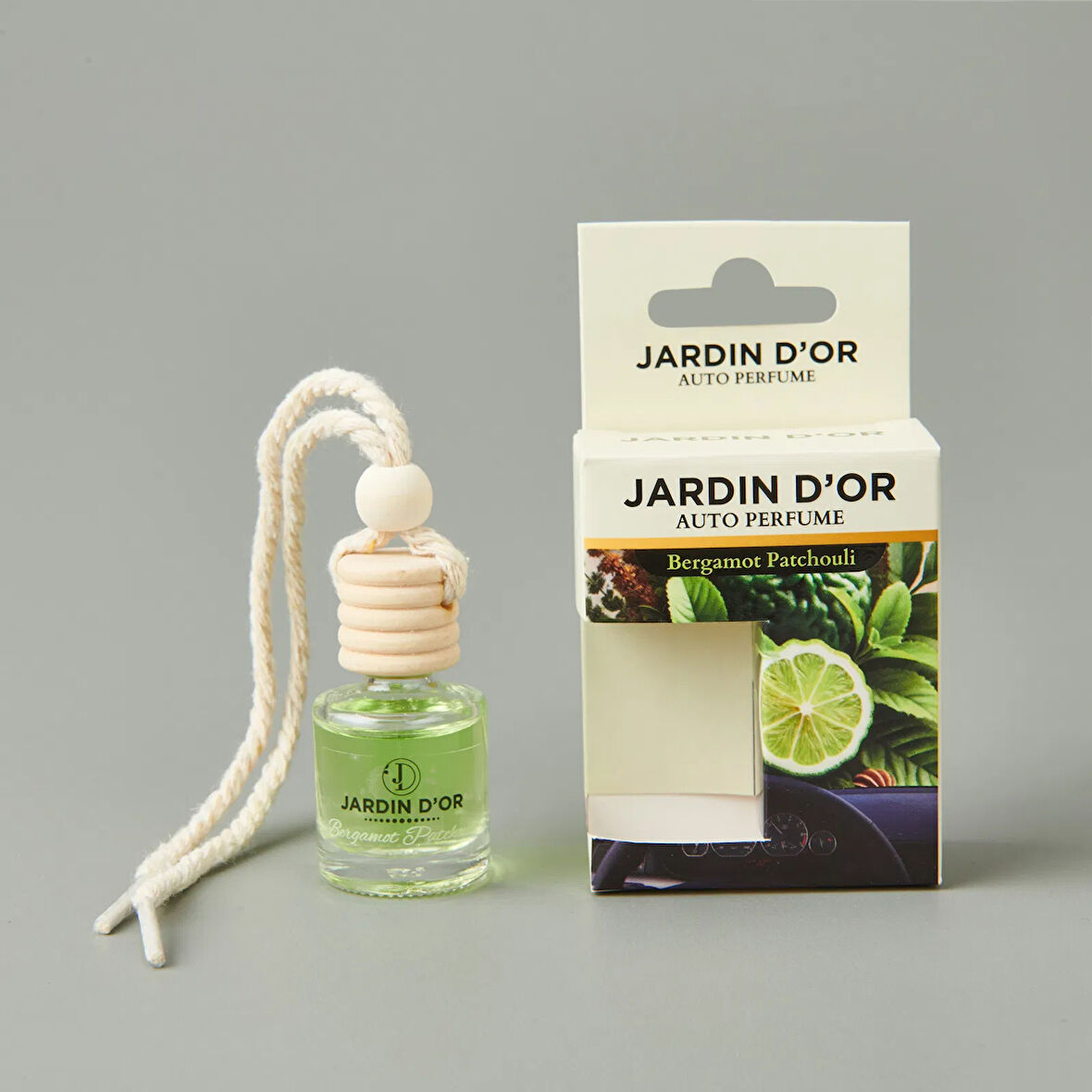D'or Bergamot Paçuli Araba Kokusu - Şeffaf - 8 ml