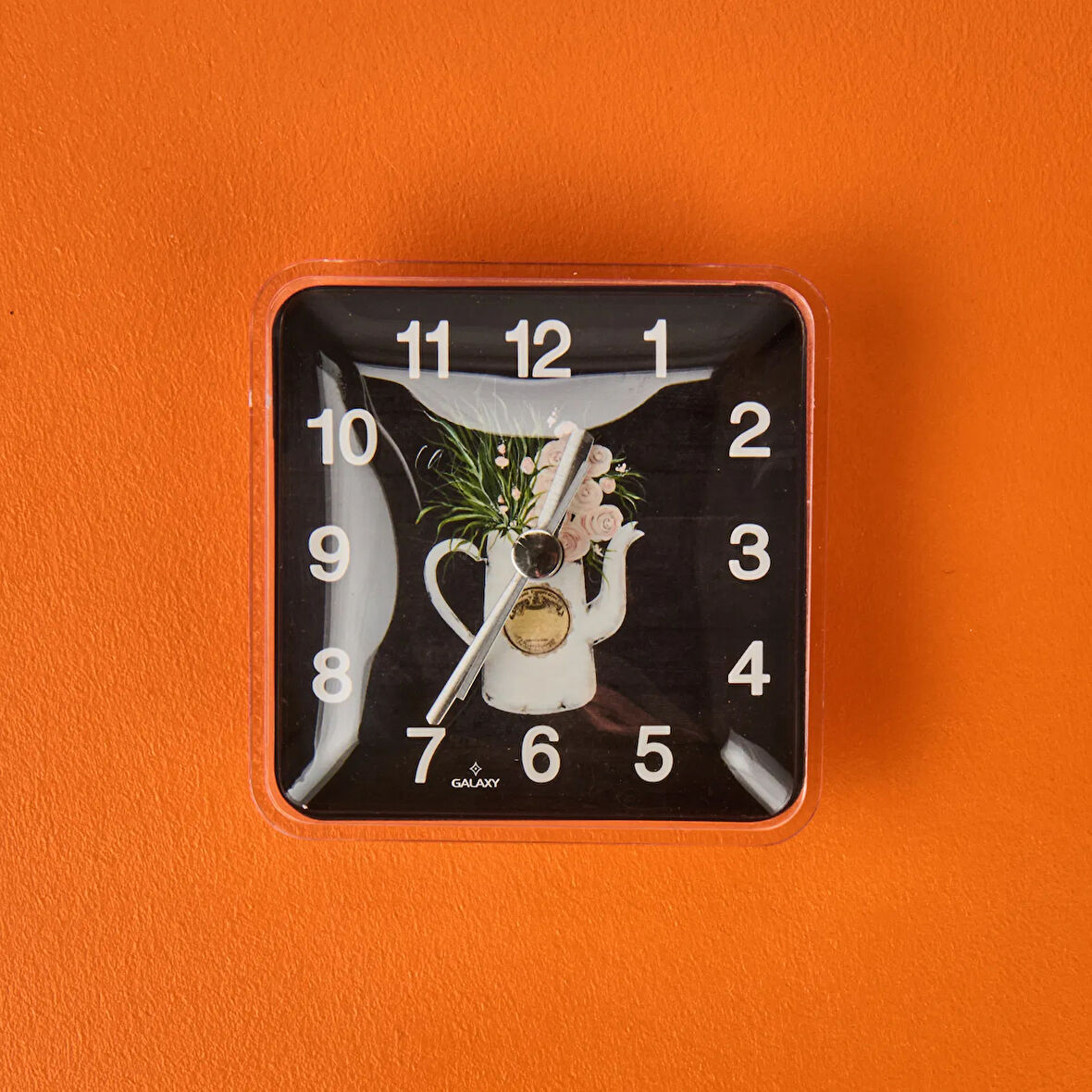 Kare Mıknatıslı Buzdolabı Saati - Asorti - 10 cm