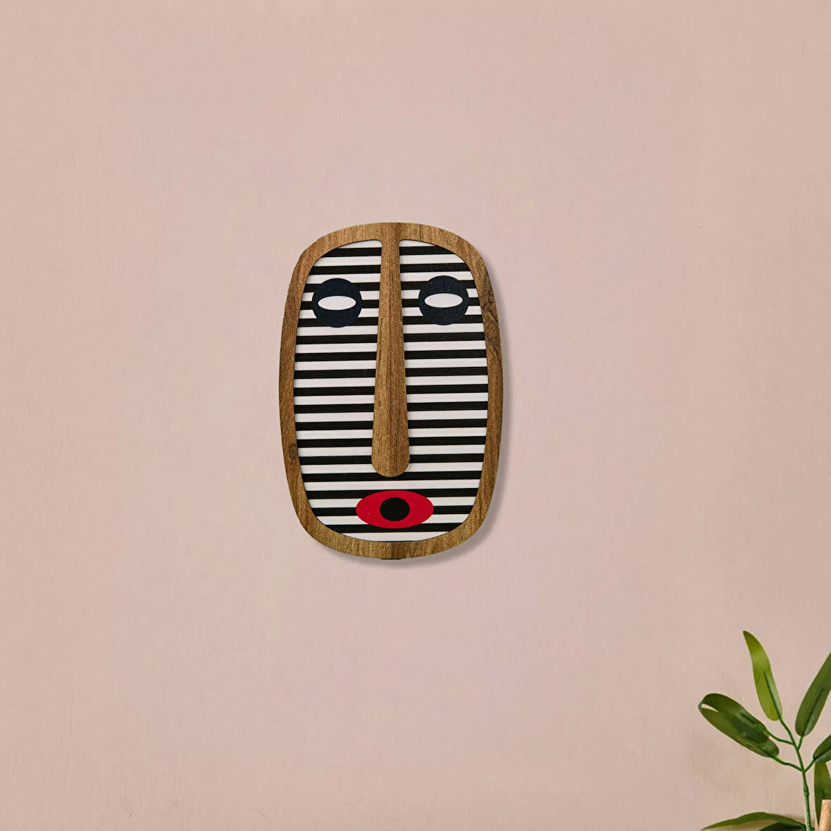 Deco Mask Duvar Panosu - Beyaz - 20 cm