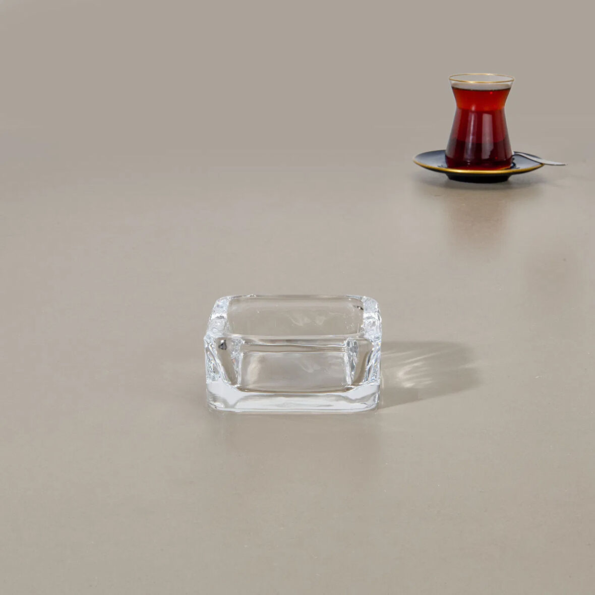 Glassware Kare Cam Küllük - Şeffaf - 9x9 cm