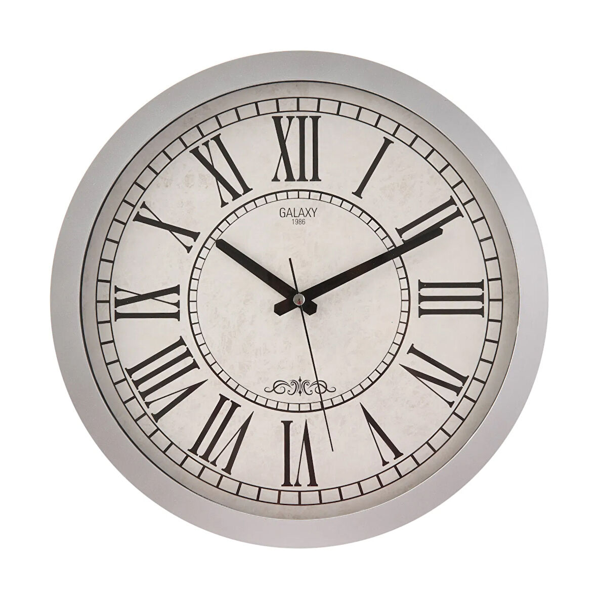 Premium Duvar Saati - Gri - 35 cm