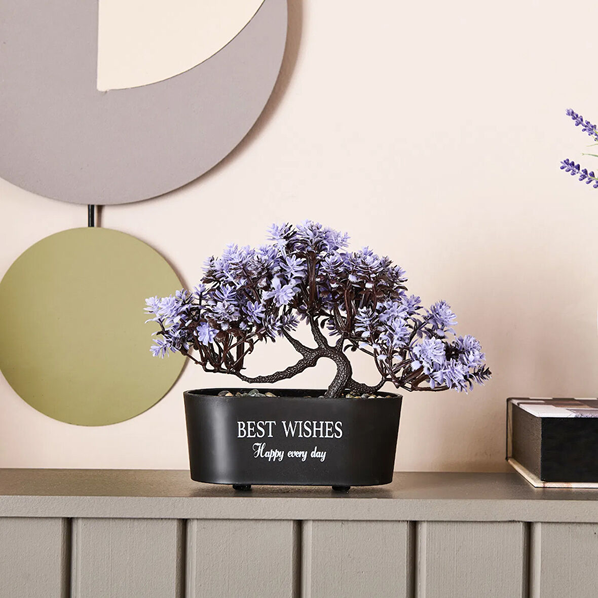 Dekor Yapay Çiçek - Renkli - 15x14 cm