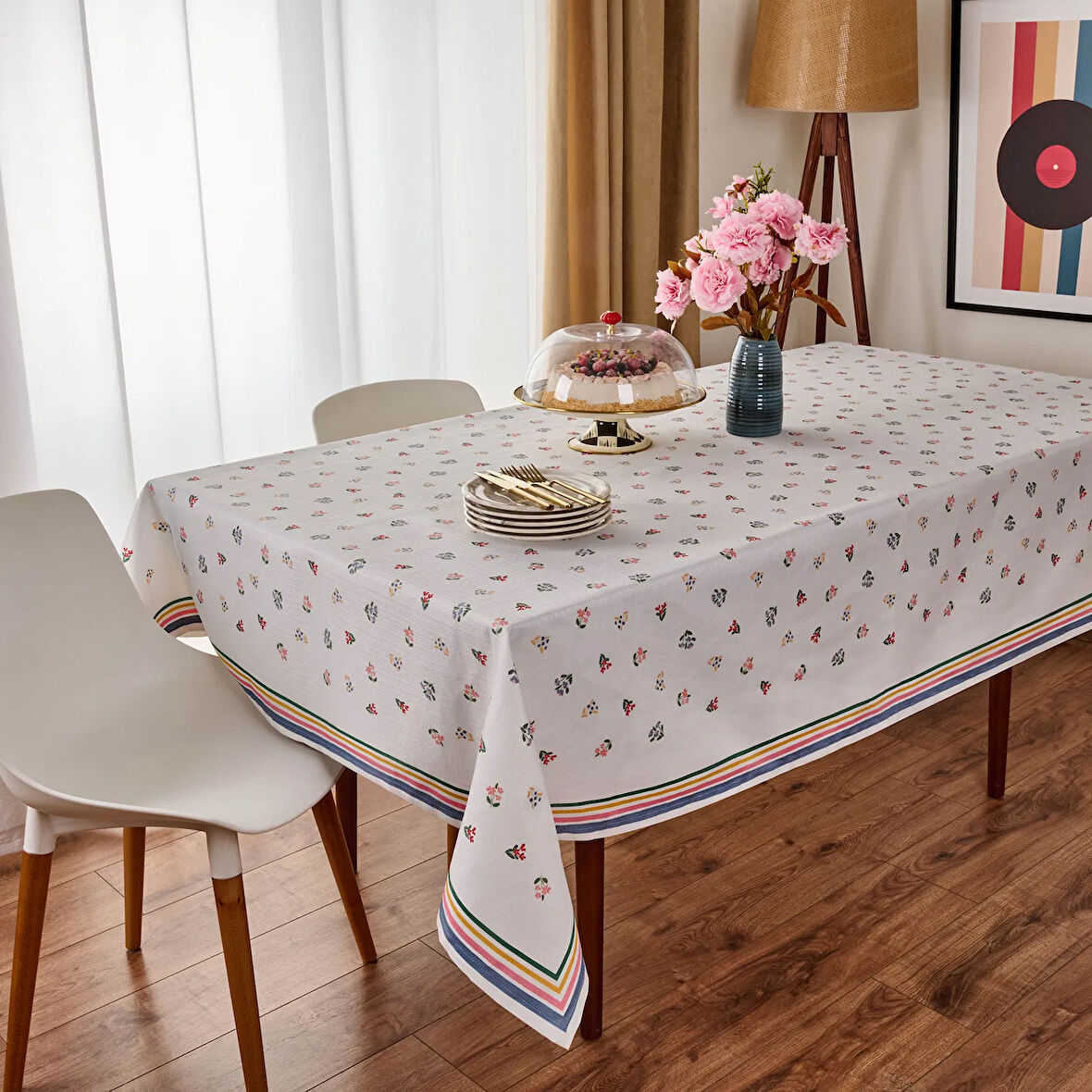 Soft Granny Summer Edin Masa Örtüsü - Ekru - 145x220 cm
