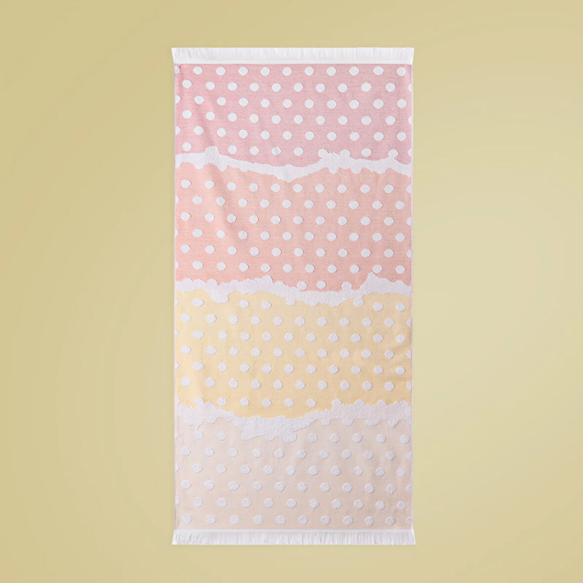 Soft Carla Plaj Havlusu - Renkli - 70x140 cm