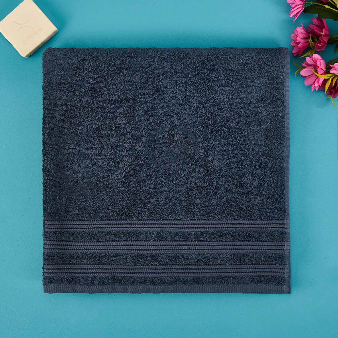 Soft Amor Banyo Havlusu - Antrasit - 70x140 cm