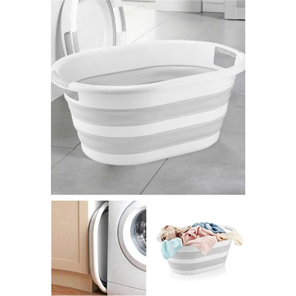 Life Magic Katlanır Çamaşır Sepeti - 38 lt