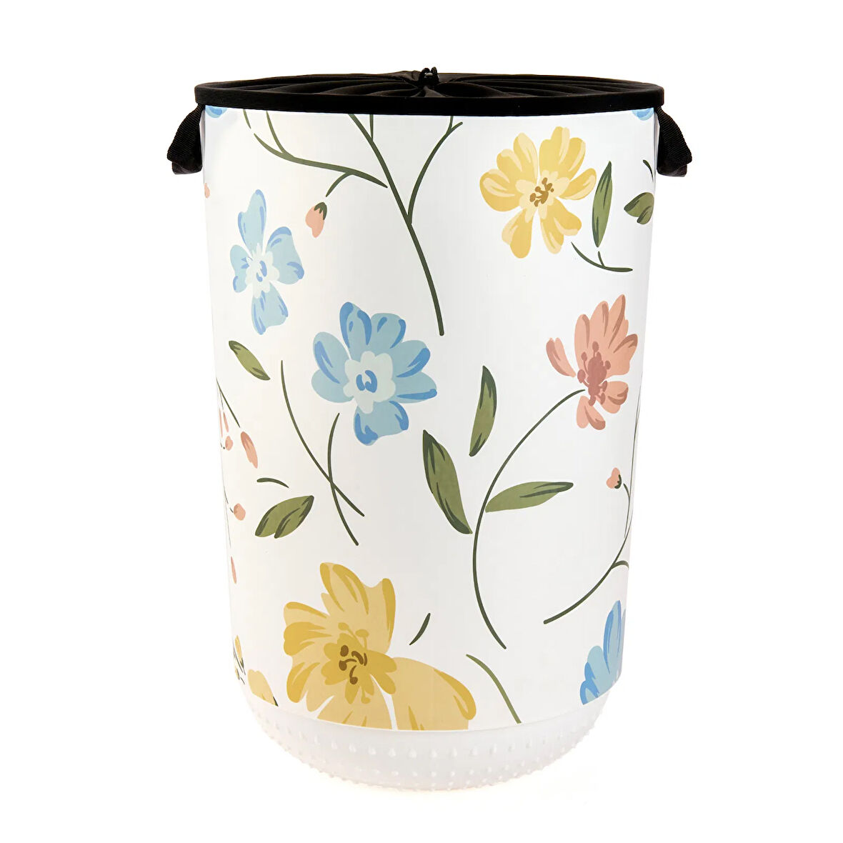 Ağzı Büzgülü Çok Amaçlı Çamaşır Sepeti - Renkli - 40 lt