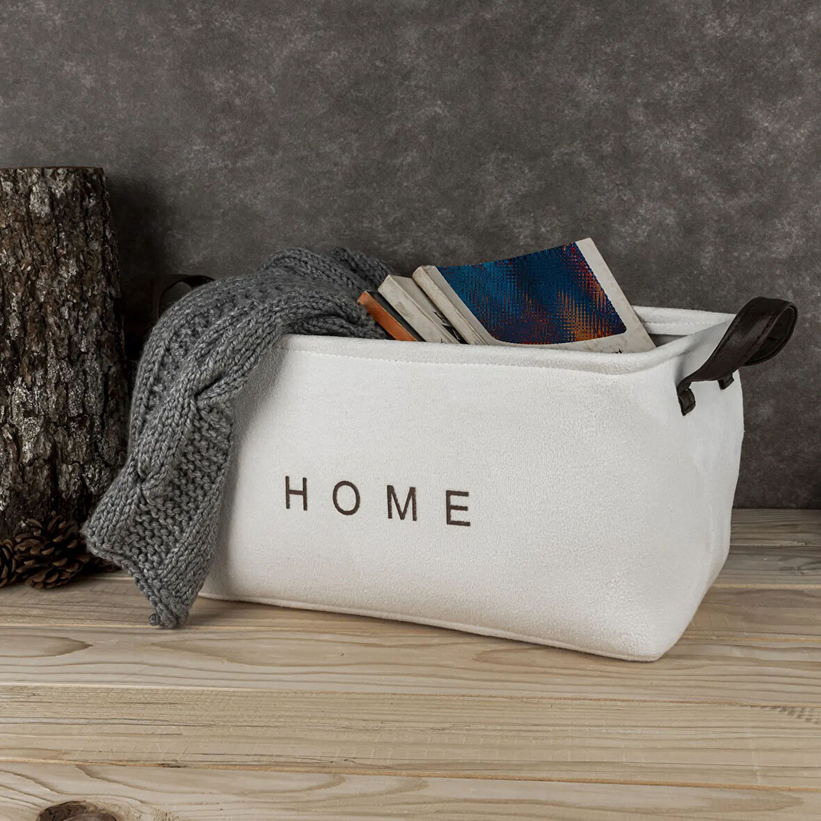 Living Çok Amaçlı Dikdörtgen Sepet - L - Asorti