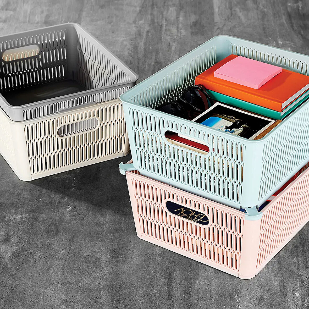 Dörtgen Çok Amaçlı Organizer - Asorti - 5,8 lt