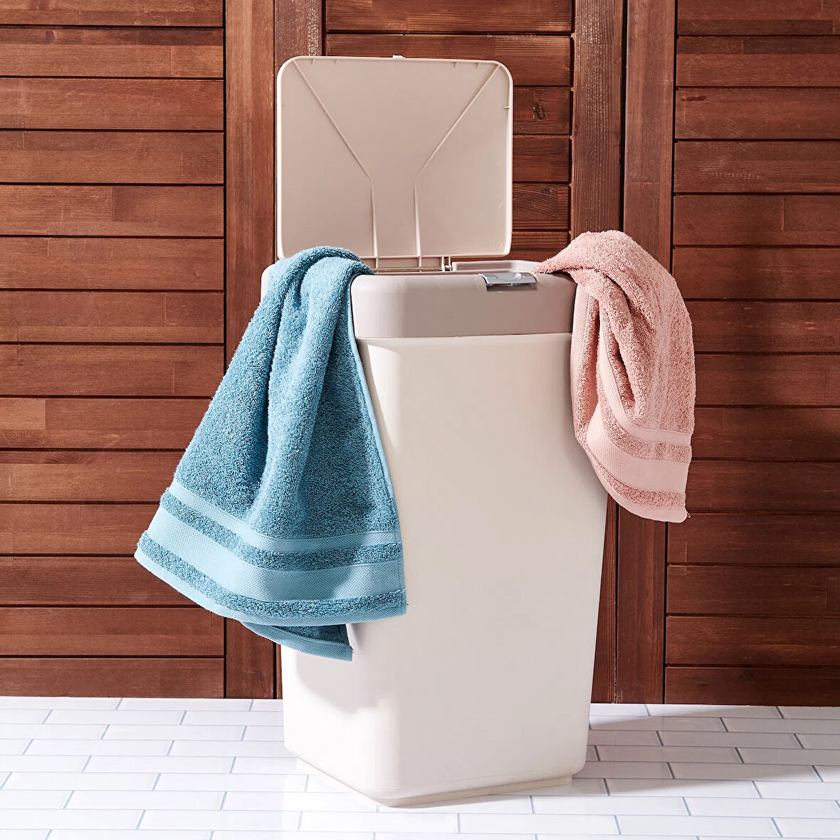 Mono Çamaşır Sepeti - Bej - 40 lt