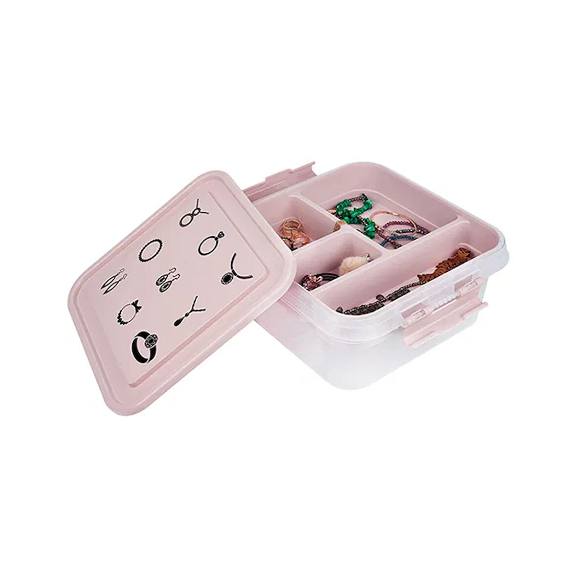 My Box Bölmeli Organizer Kutu - Asorti - 4,5 lt